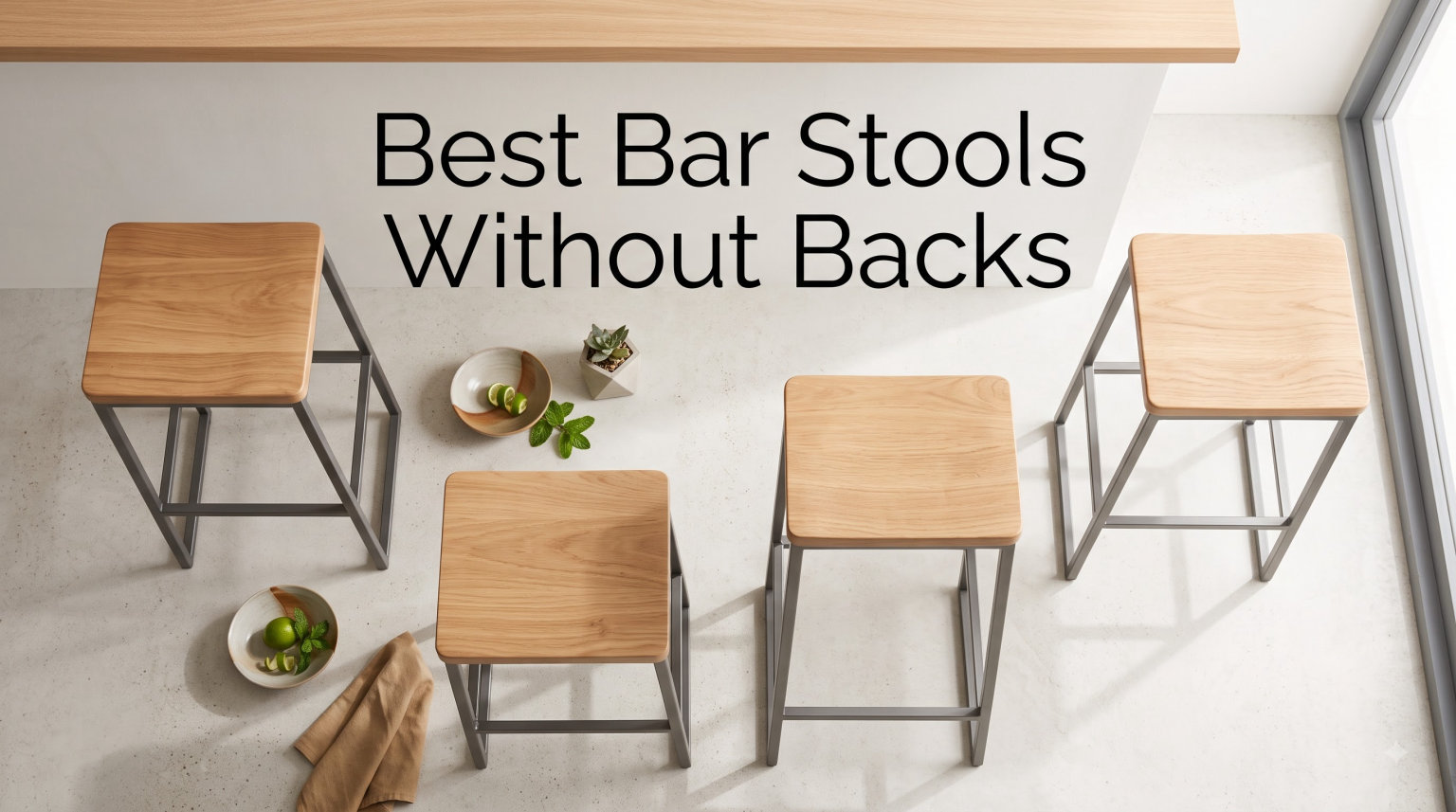 Best Bar Stools Without Backs