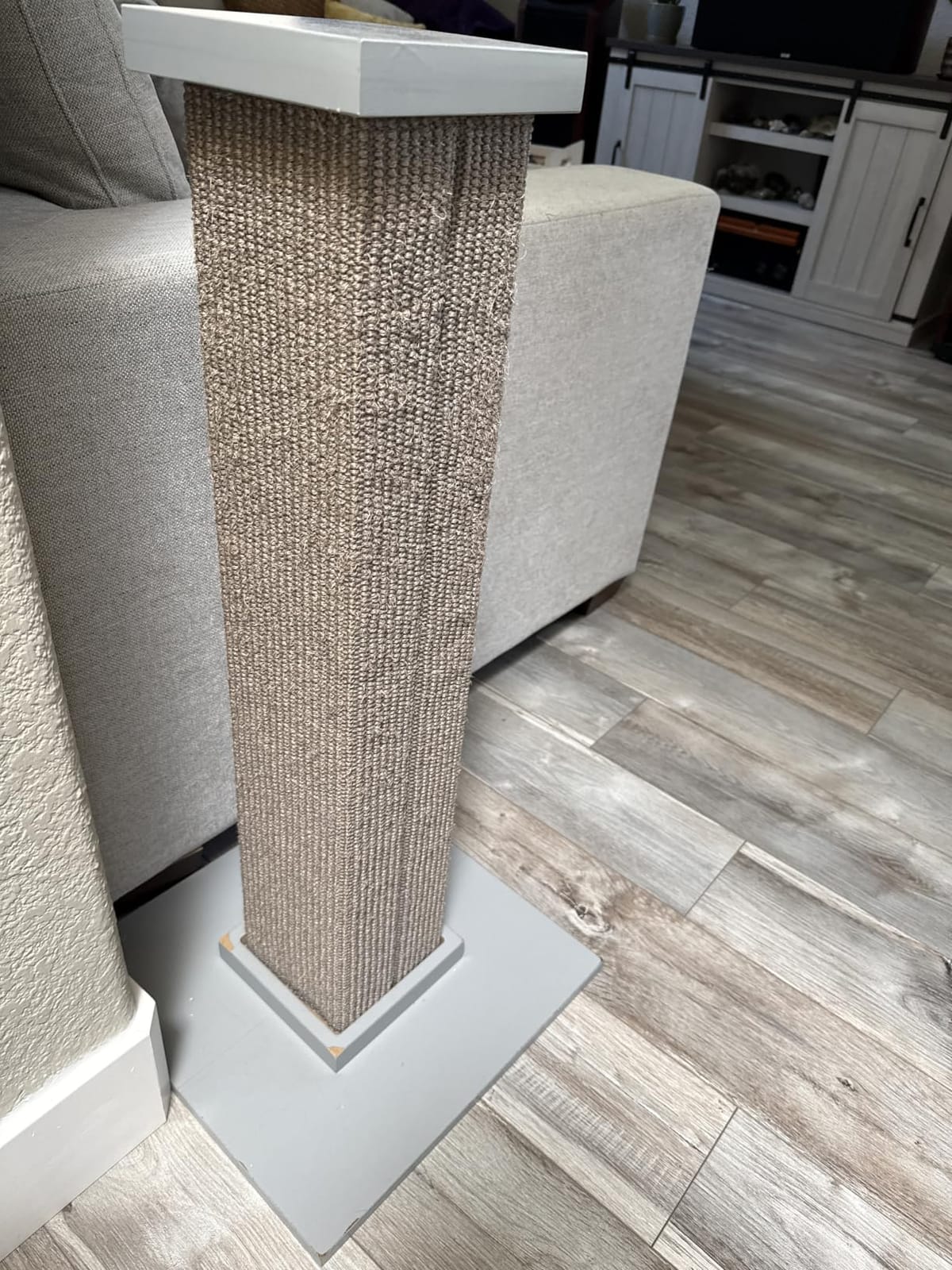 SmartCat Pioneer Pet Ultimate Scratching Post (Beige) customer photo 2