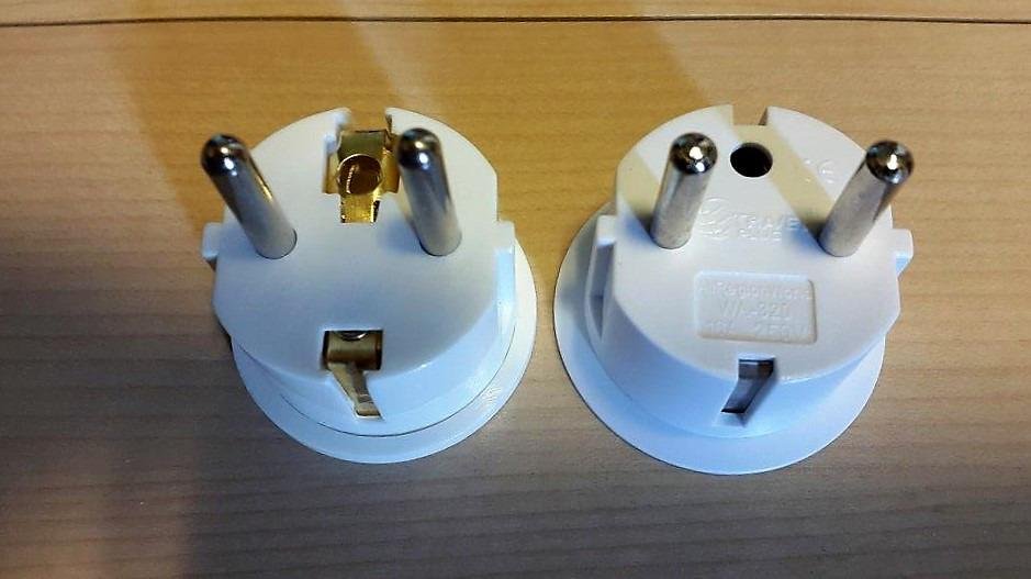OREI USA to Europe Plug Adapter, Type E/F Schuko, Germany, France - 6 Pack customer photo 2