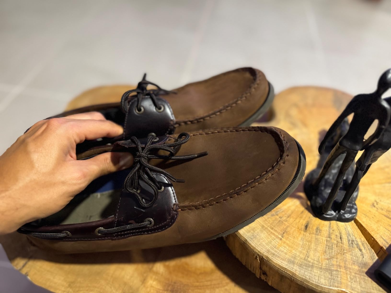 Sperry Men's Leeward 2-Eye Leather Boat Shoe customer photo 2