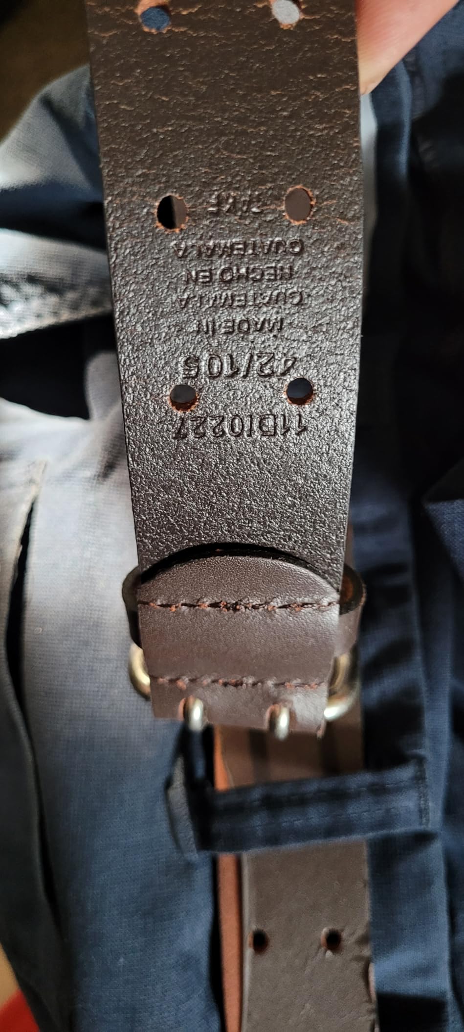 Dickies Men's Double Prong Leather Work Belt – Fully Adjustable, Regular & Big and Tall Sizes customer photo 1