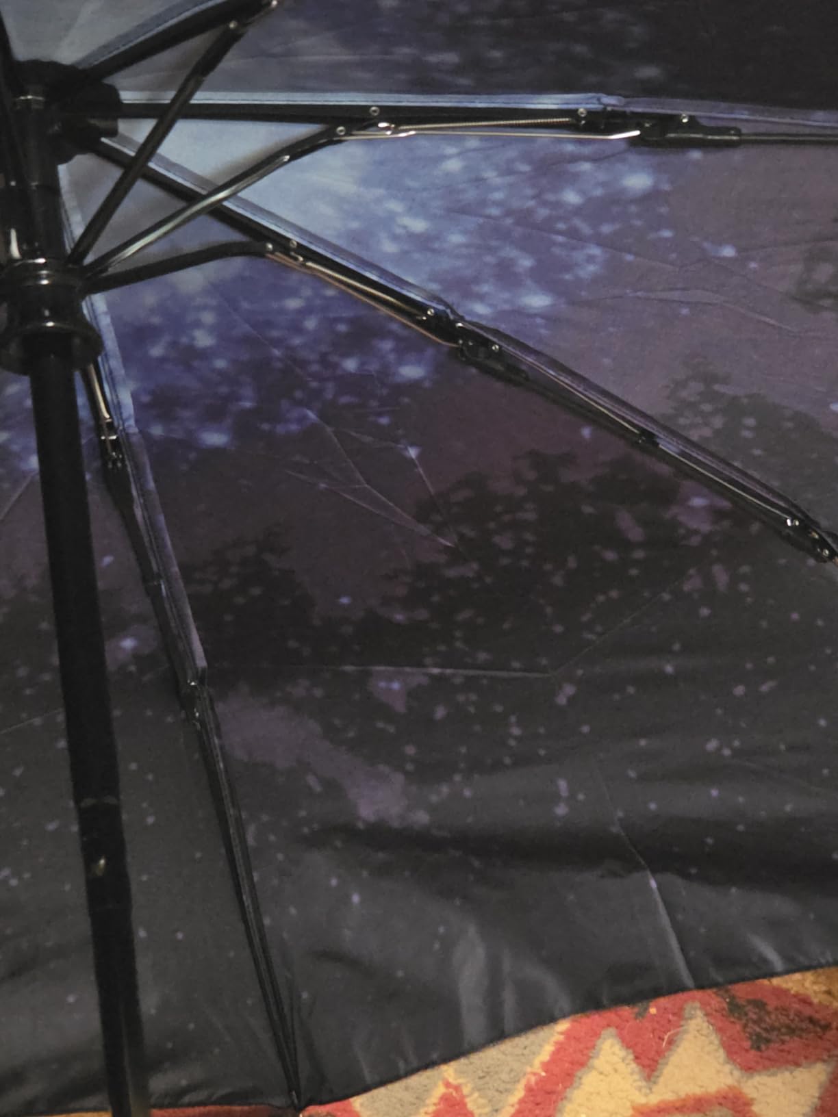 SIEPASA Compact Travel Umbrella - Windproof Auto Open/Close, Small Folding Umbrella for Rain - Lightweight & Durable with Fiberglass Frame, Waterproof Canopy - Fits Backpack, Purse, Suitcase. (Black) customer photo 1