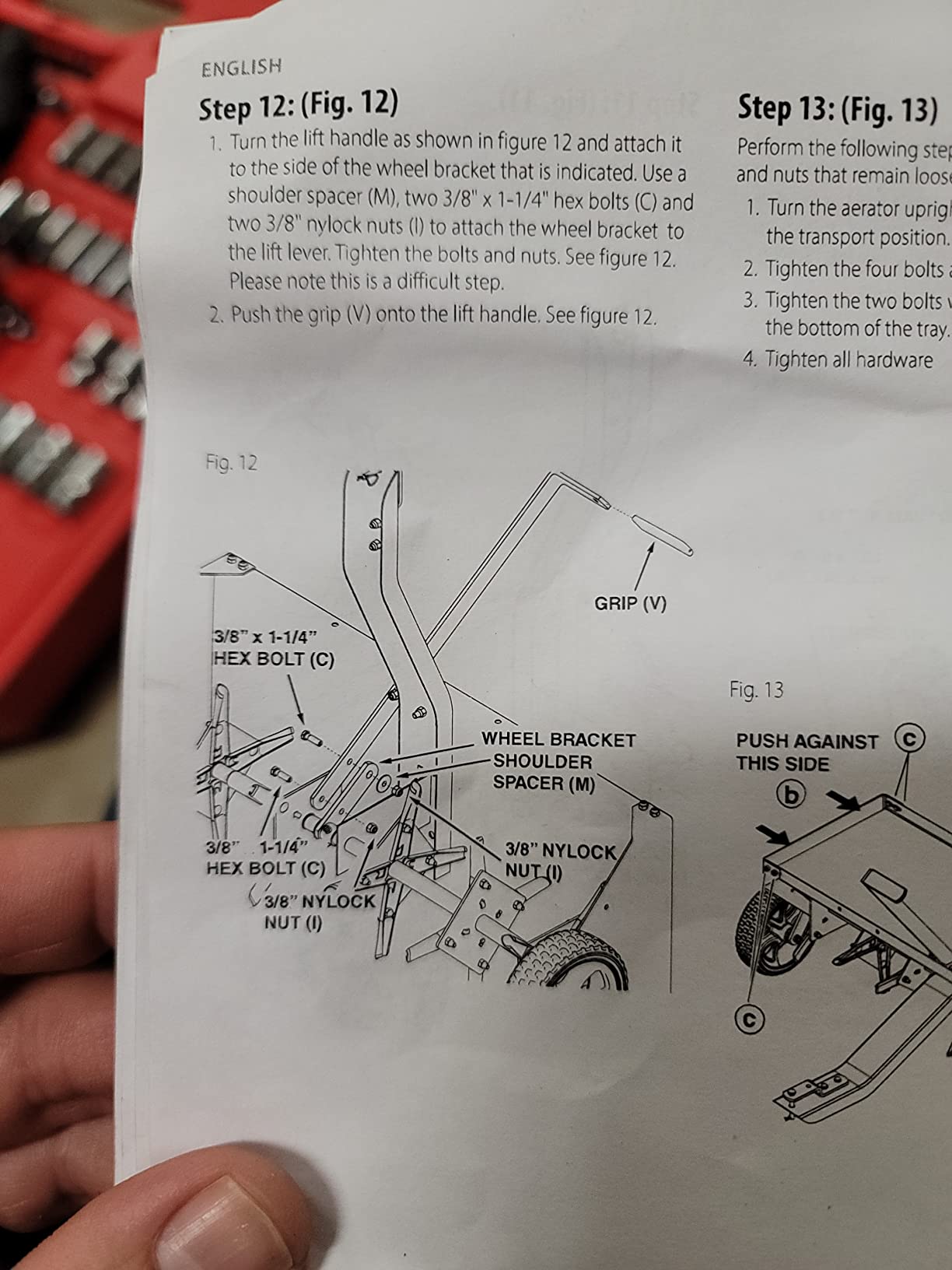Craftsman 40 Inch Tow Behind Lawn Plug Aerator with 24 Galvanized Steel Coring Points and 140 lb Weight Tray customer photo 1