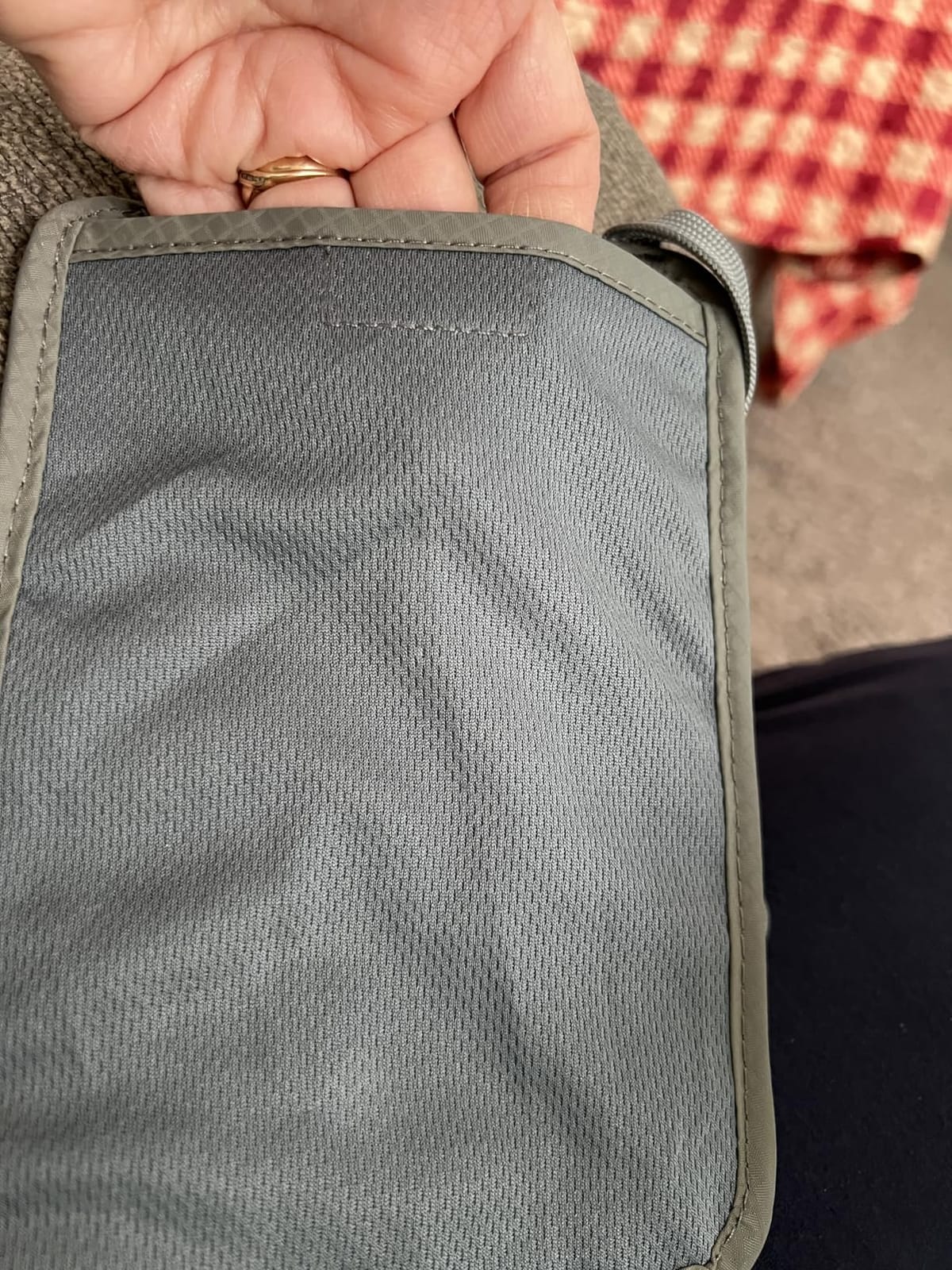 HERO Neck Wallet - RFID Blocking Passport Holder, Easy to Conceal Travel Pouch (Black) customer photo 1