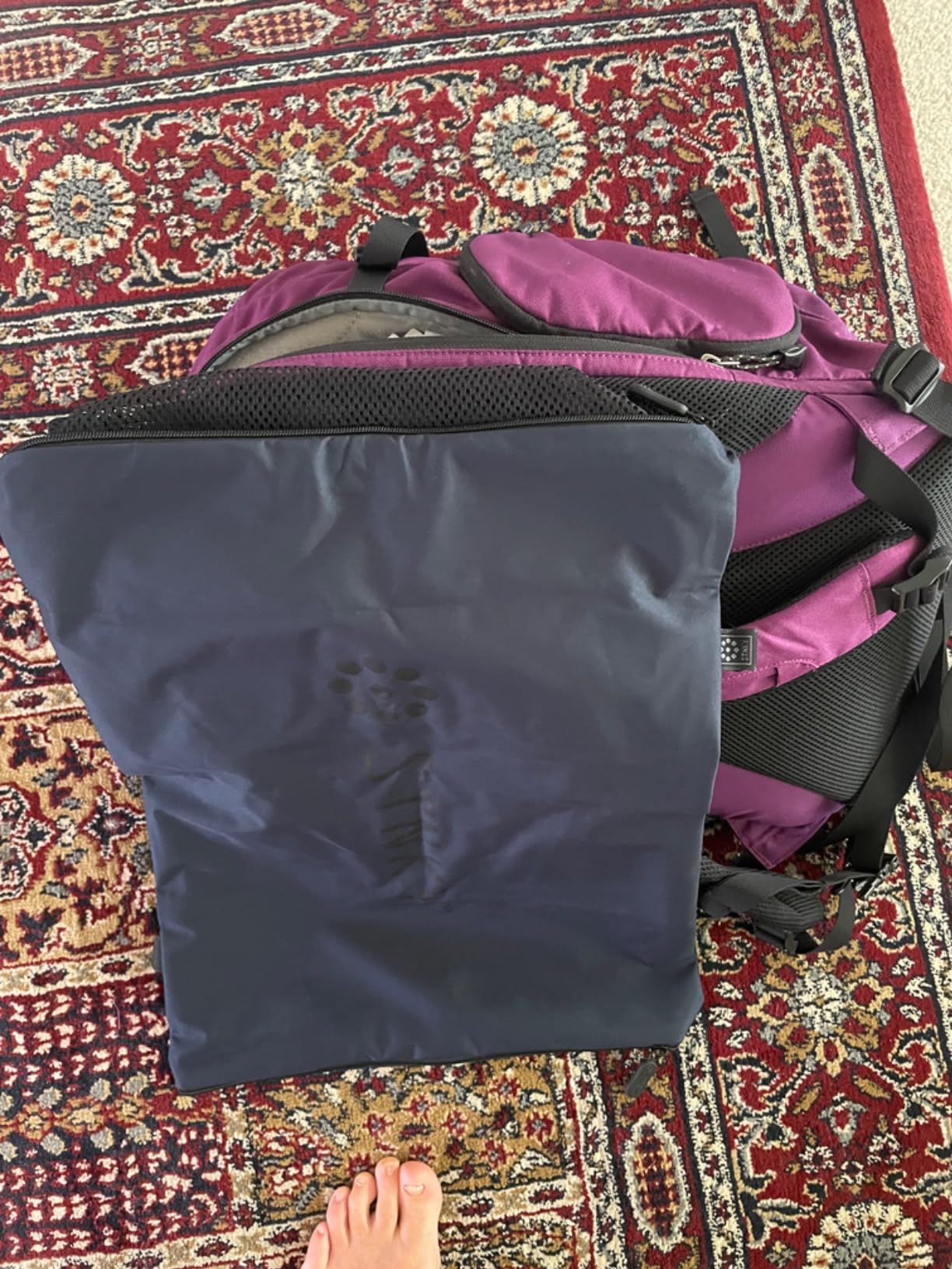 STNKY Bag Pro - Laundry Bags With Zips, Handles and Internal Mesh Bag for Travel, Yoga, Healthcare, Gym Kit, Laundry (XL, Grey) customer photo 2