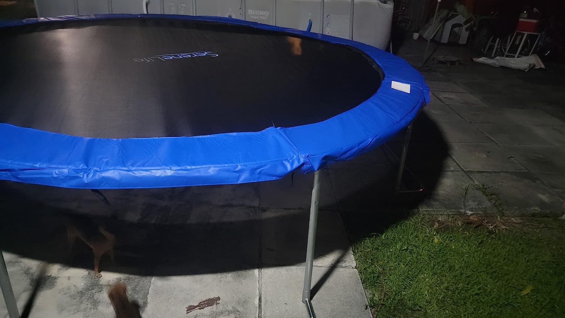 SereneLife Trampoline Outdoor 10FT 12FT 14FT with Enclosure Net, Ladder and Anti-Rust Coating - ASTM Approved Recreational Trampolines - Heavy Duty Yard Trampolines for Kids and Adults customer photo 2