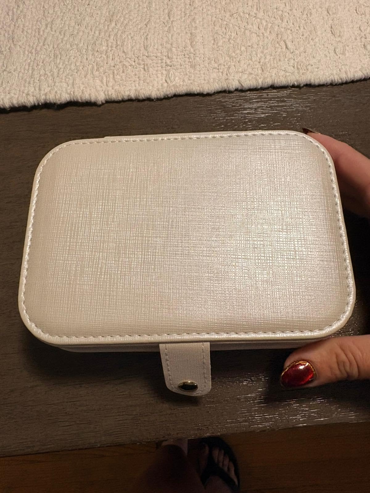 Small Jewelry Box Storage Organizer Jewelry case Travel Jewelry Organizer customer photo 1