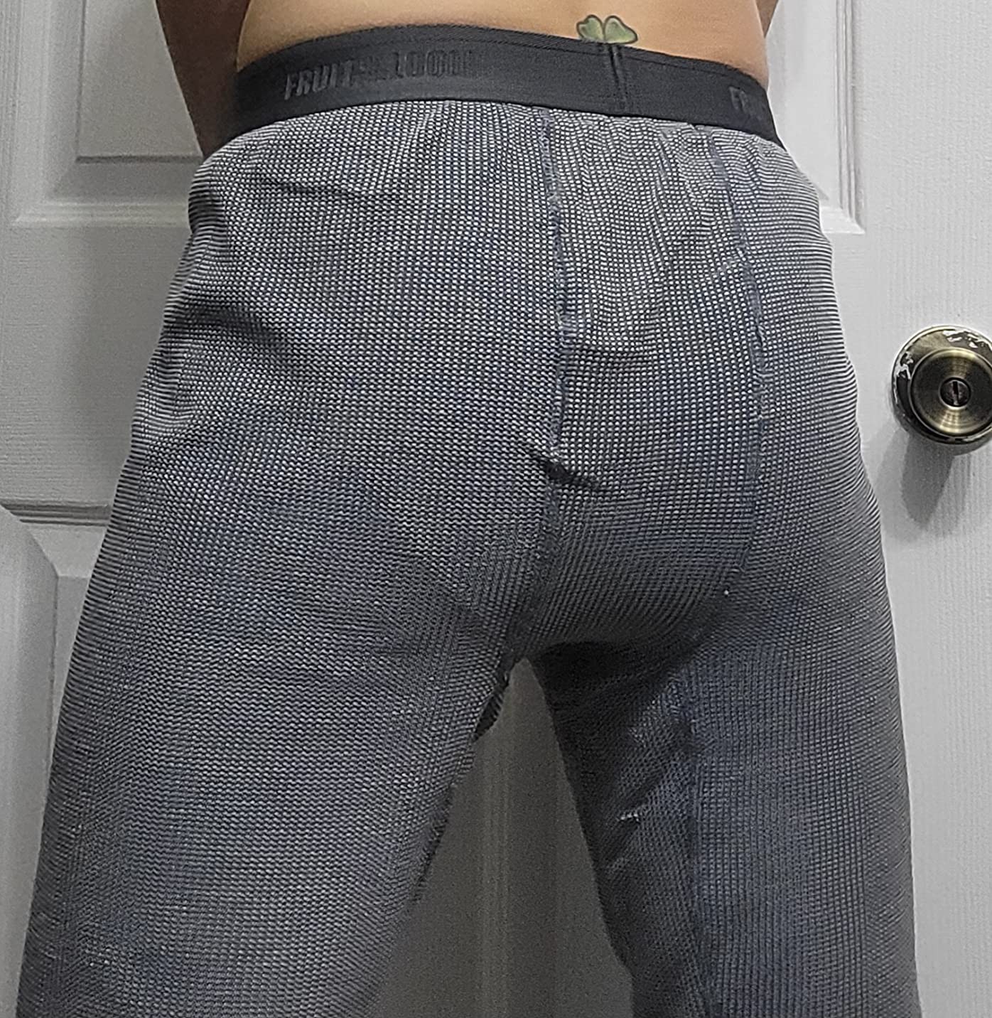 Fruit of The Loom Mens Premium Waffle Thermal Underwear Long Johns Bottom customer photo 2