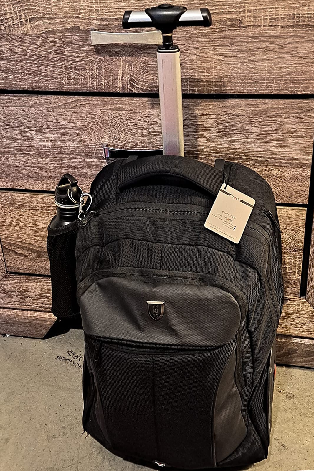 Rolling ,Waterproof Backpack with Wheels for Business, College Student and Travel Commuter, Carry on Backpack with Laptop Compartment, Fit 17 Inch Laptop, Wheeled Backpack for Adults customer photo 2