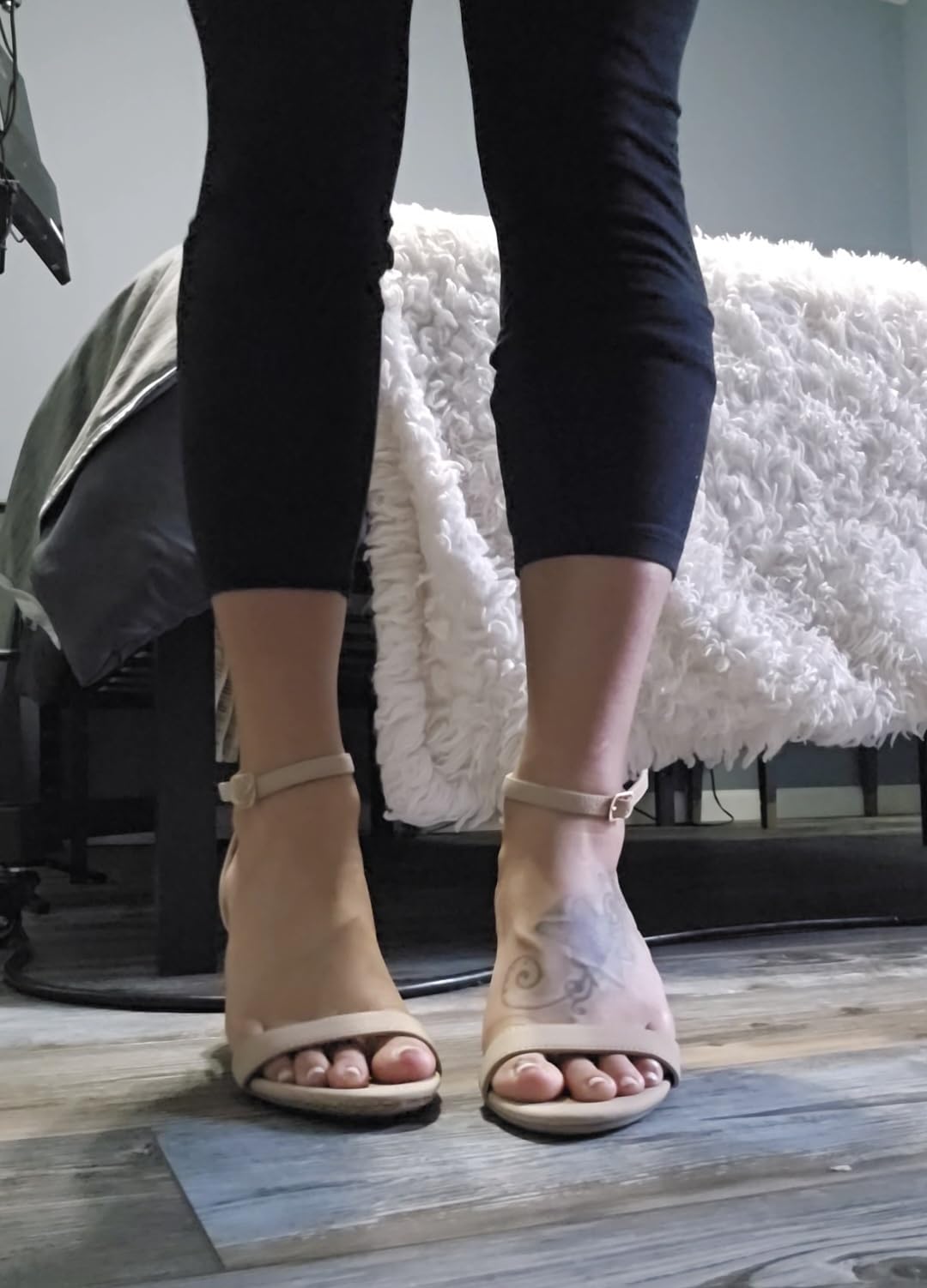 Ankis Heels for Women Open Toe Ankle Strap Chunky Heel Sandals 2.75 Inch customer photo 1