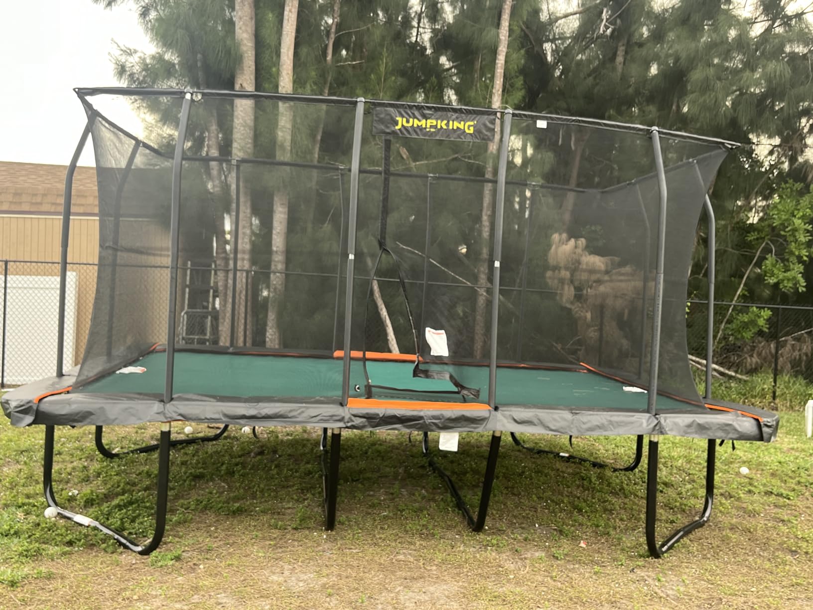 JumpKing Rectangle Trampoline for Outdoor Backyard Fun, Heavy-Duty Quality customer photo 2