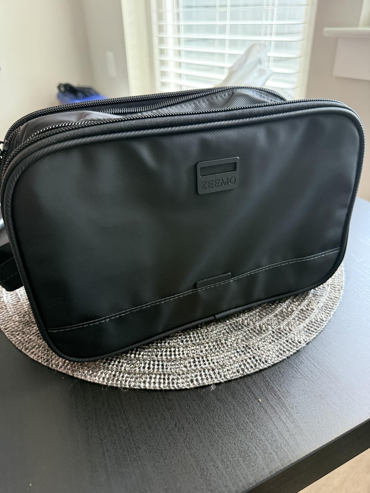 ZEEMO Travel Toiletry Bag for Men, Full Open Dopp Kit with Dual Compartment customer photo 1
