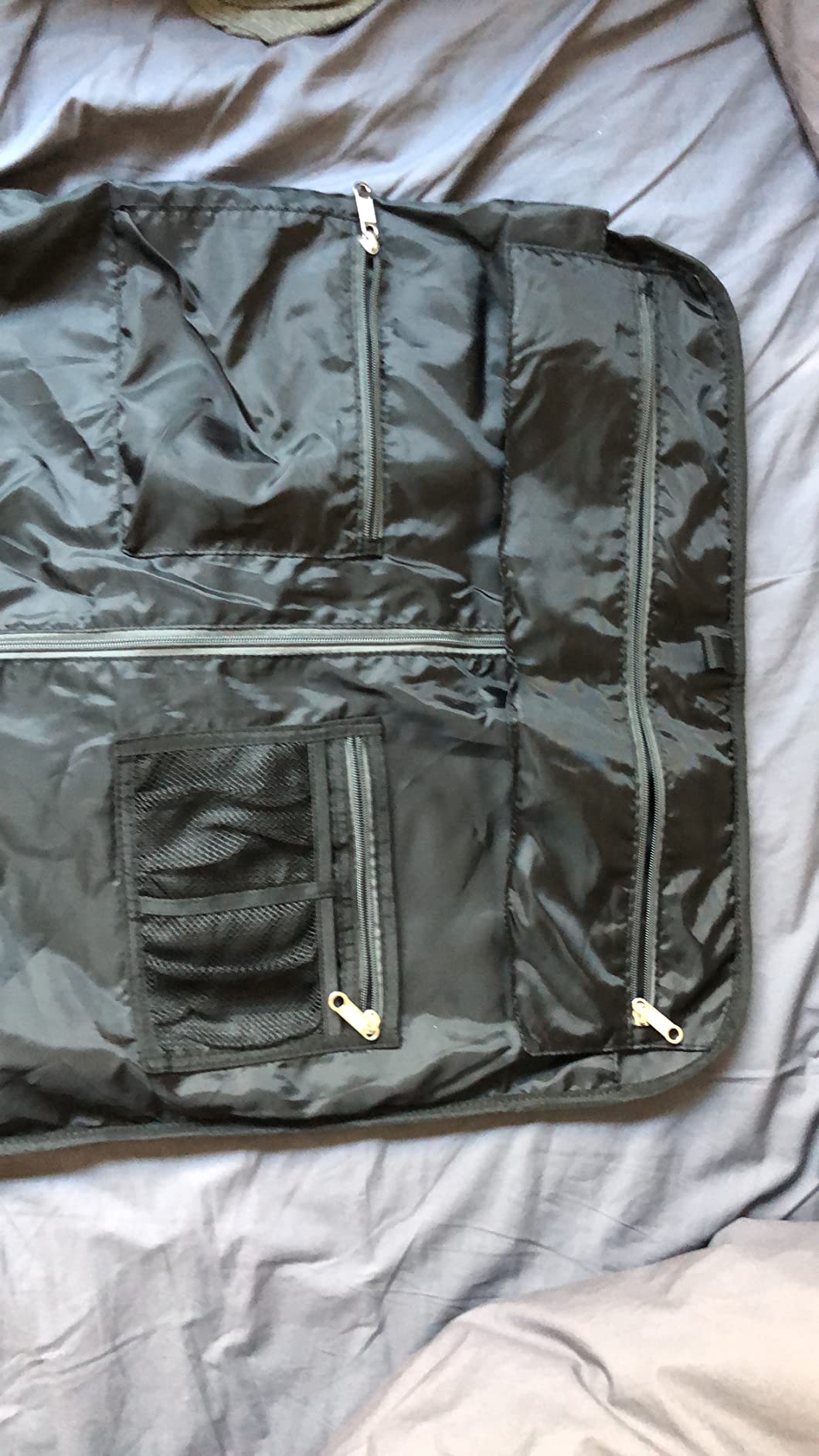 Garment Duffle Bags for Travel, Bukere Convertible Carry on Garment Duffel Bag for Men Women, Shoe Compartment, 2 in 1 Hanging Dress Suitcase Suit Travel Bags, Midnight Grey customer photo 2