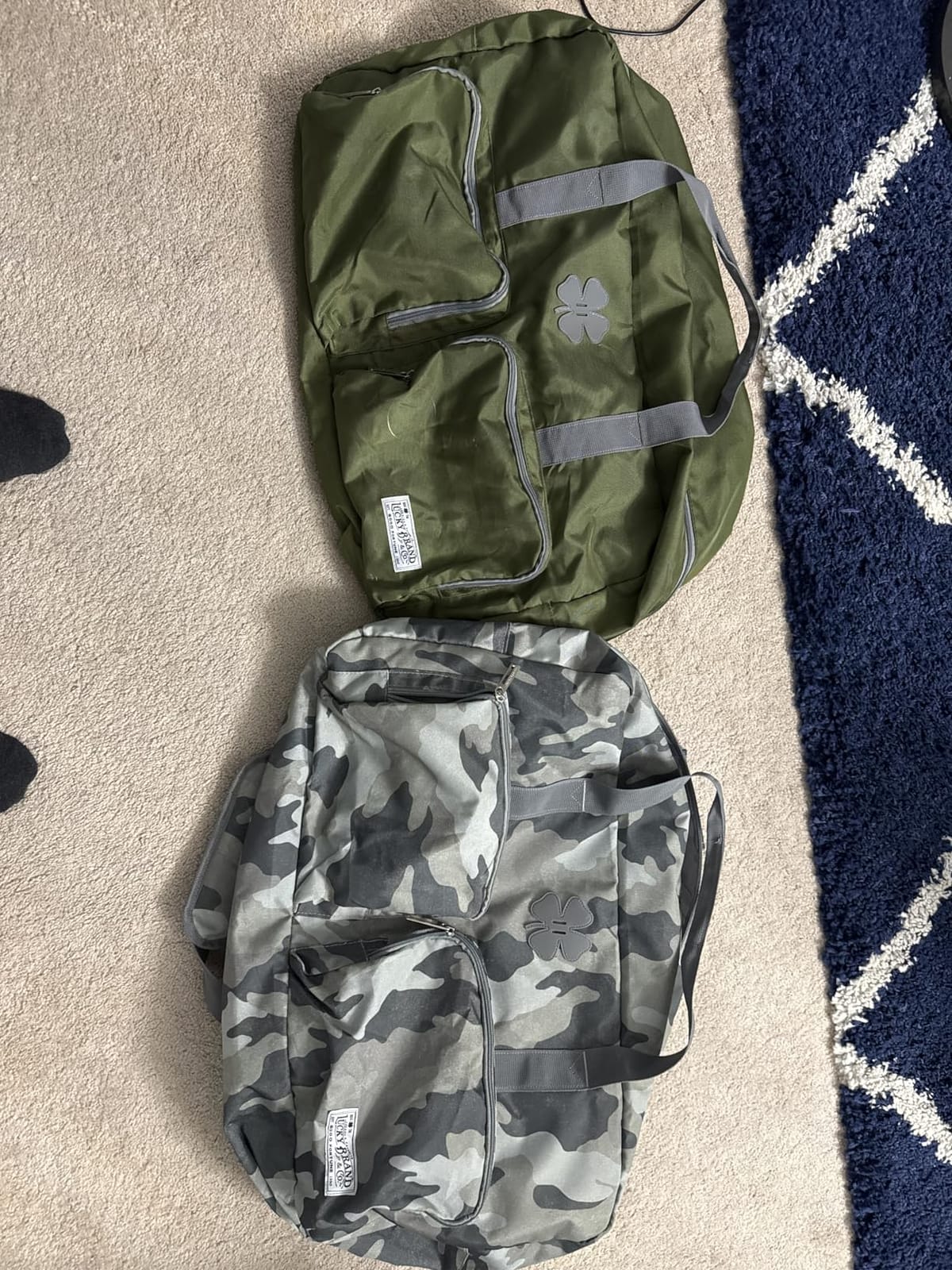 Lucky Brand Large Duffle Bag for Travel, Foldable Weekender Duffel bag customer photo 2