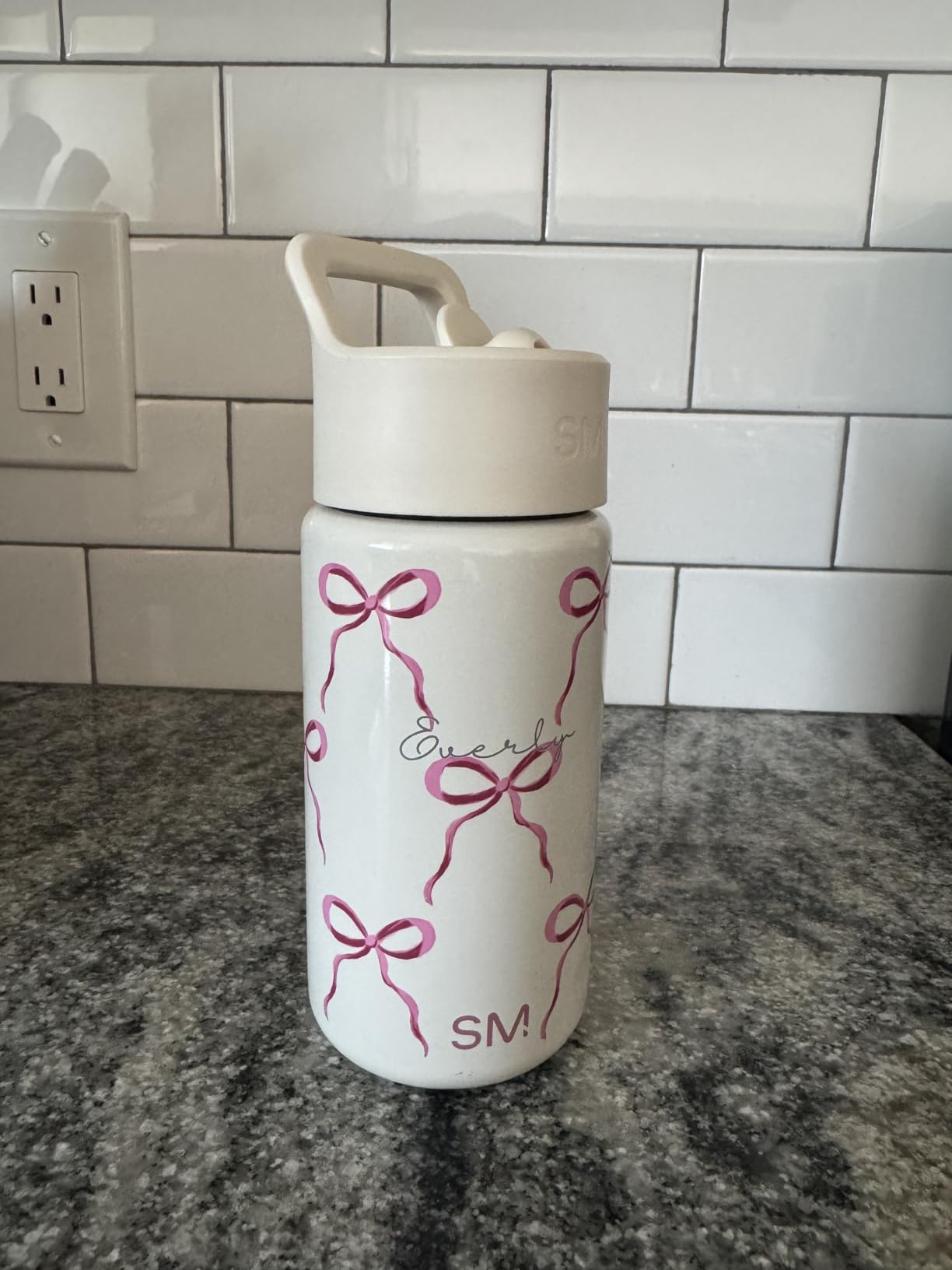 Simple Modern Kids Water Bottle & Toddler Cup | 14oz | Airplane customer photo 1