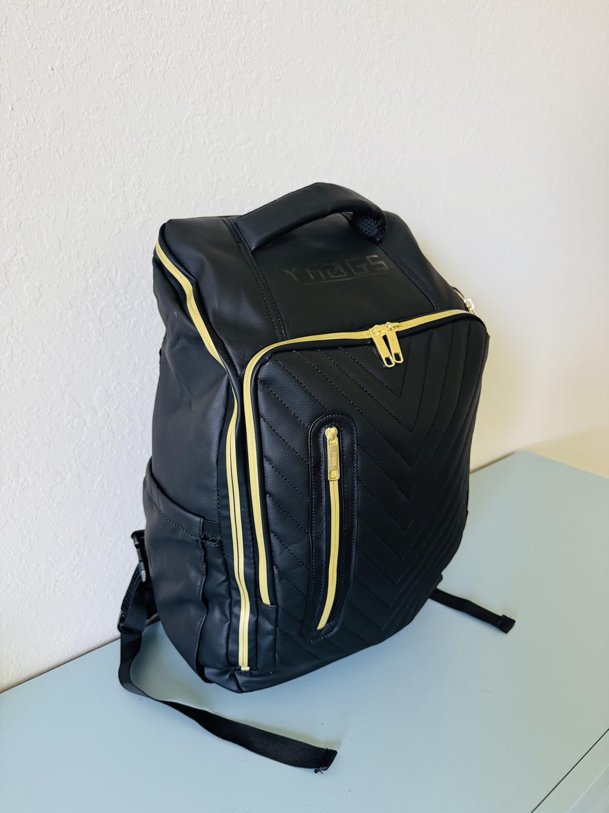Rolling Backpack with Wheels, Waterproof Wheeled Backpack with USB Ports for Men Women, 15.6 Inch Travel Laptop Backpack with Wheels for Adults, Roller Carry-On Luggage Bag for Business Work customer photo 2