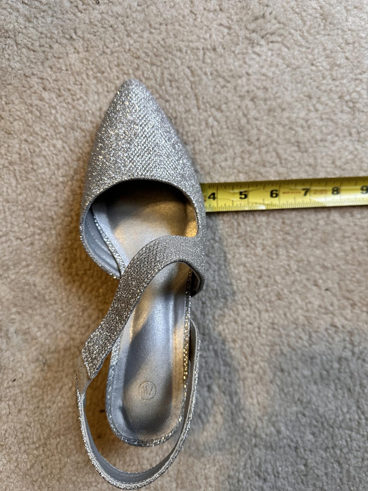 mysoft Women's Dress Shoes Low Heels 2 inch Kitten Pumps Slingback Wedding Party Medium/Wide Width Shoes customer photo 2