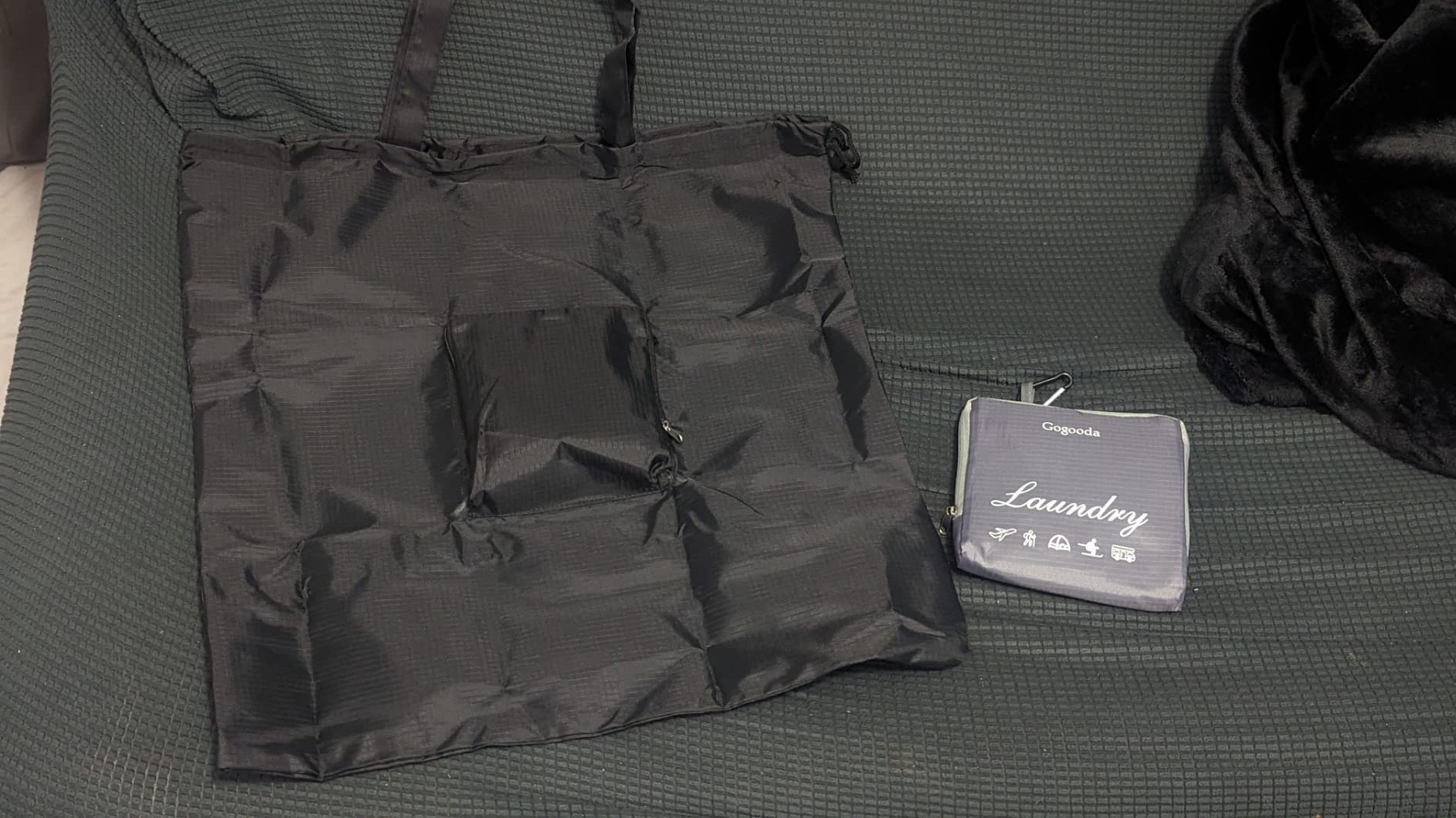 GOGOODA Travel Laundry Bags with Drawstring Closure XL Large with Handle customer photo 2