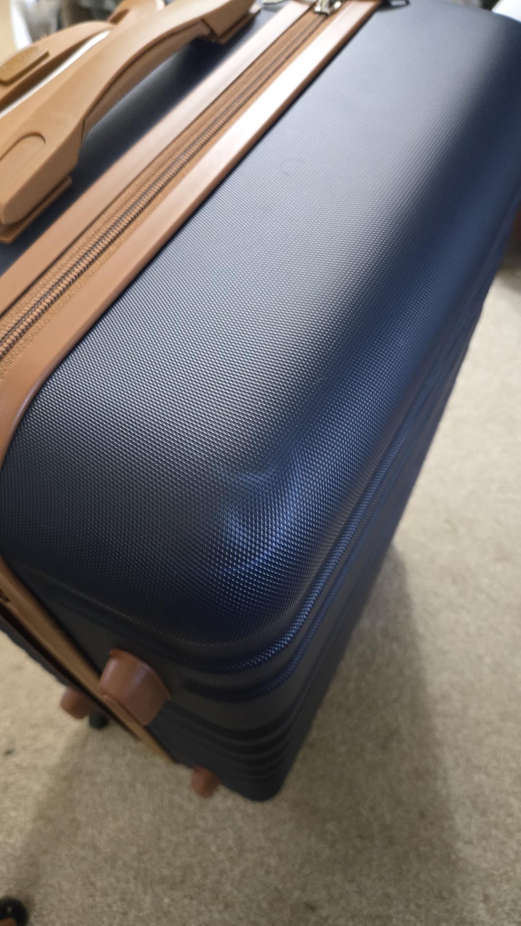 Coolife Luggage Set Hardside Suitcase,5 piece,Dark Green(DB/TB/20/24/28) customer photo 2