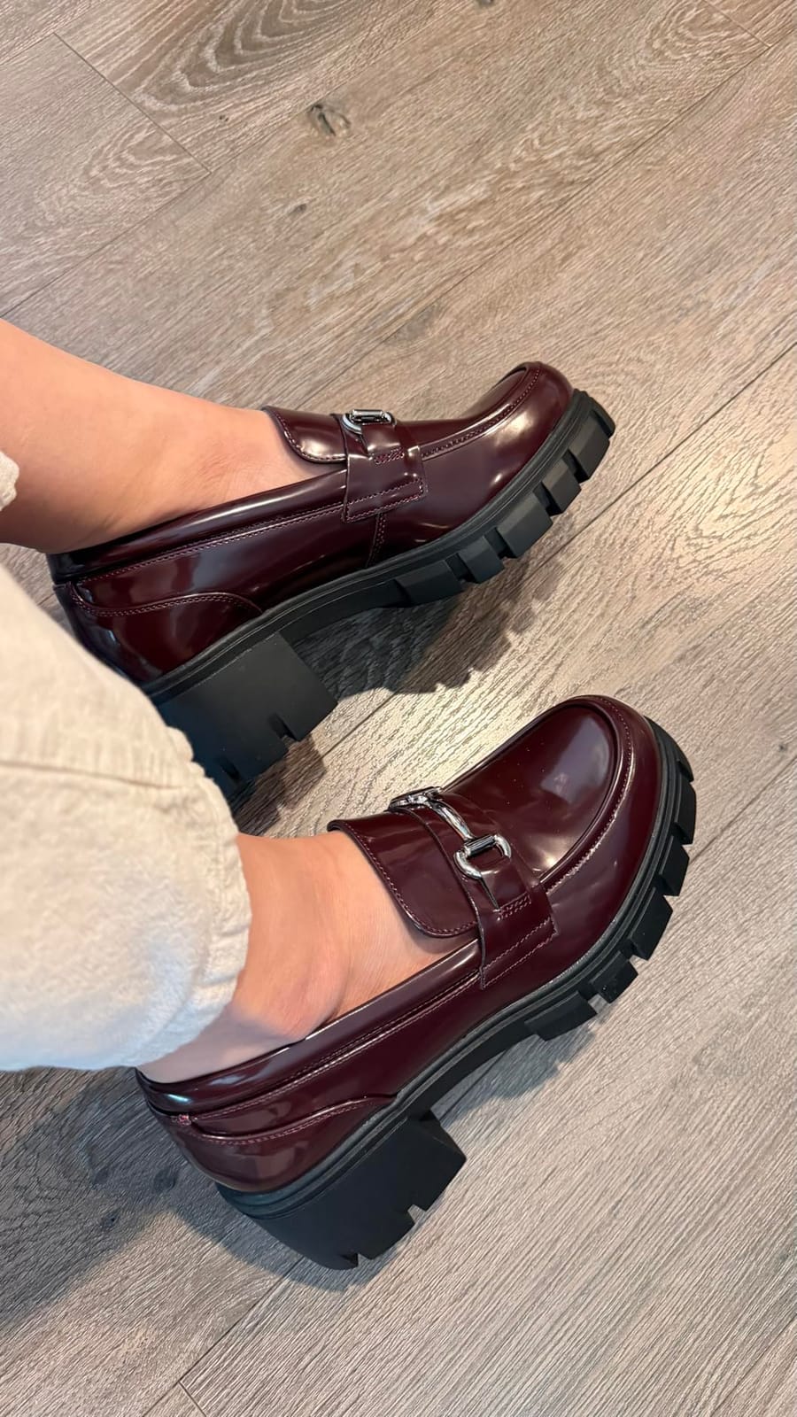 DREAM PAIRS Women's Platform Chunky Loafers customer photo 2