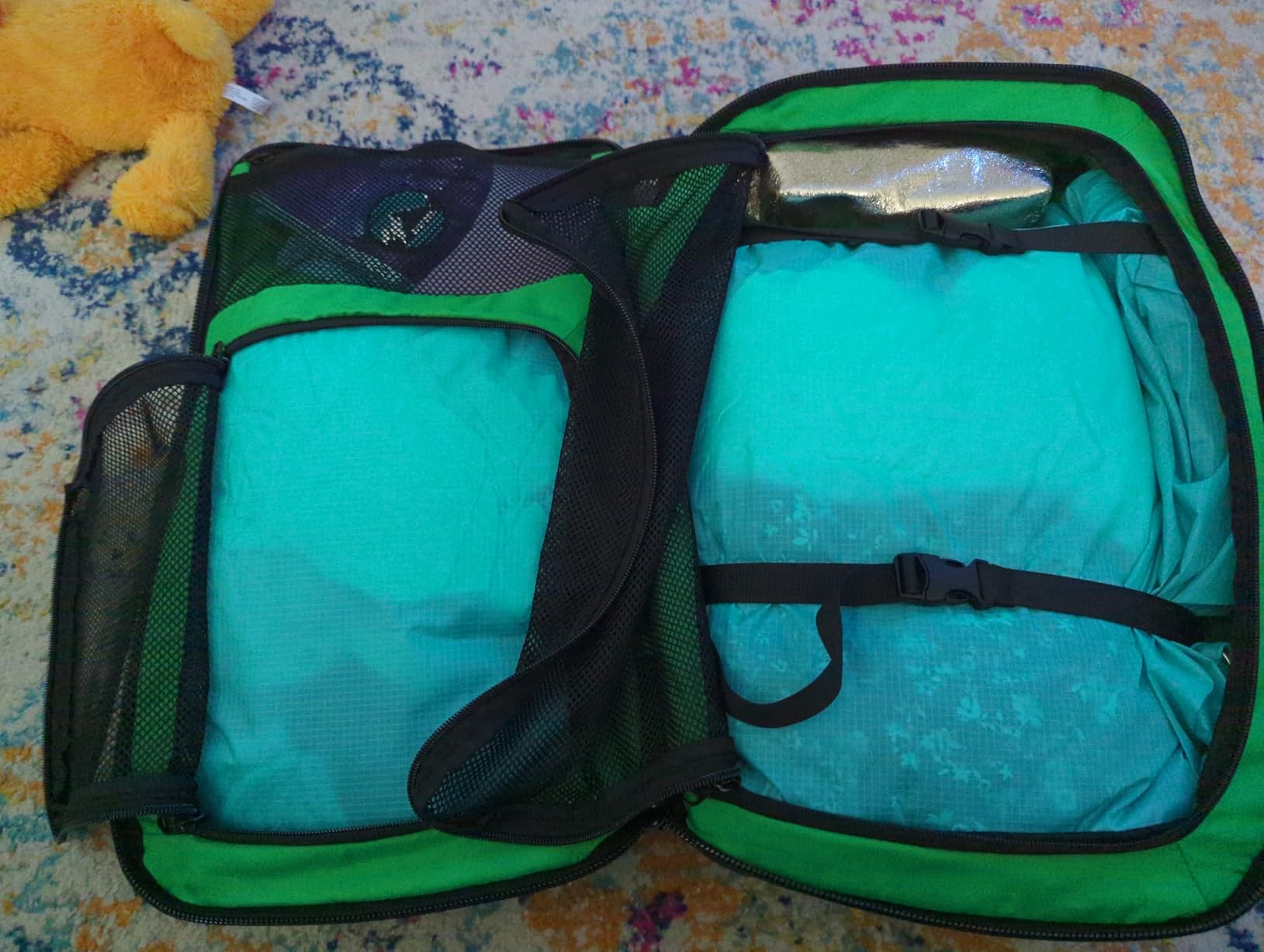COR Surf Travel Backpack Carry On Backpack for Airplanes - Travel Backpack with Clamshell Design The Island Hopper - 40L Blue customer photo 1