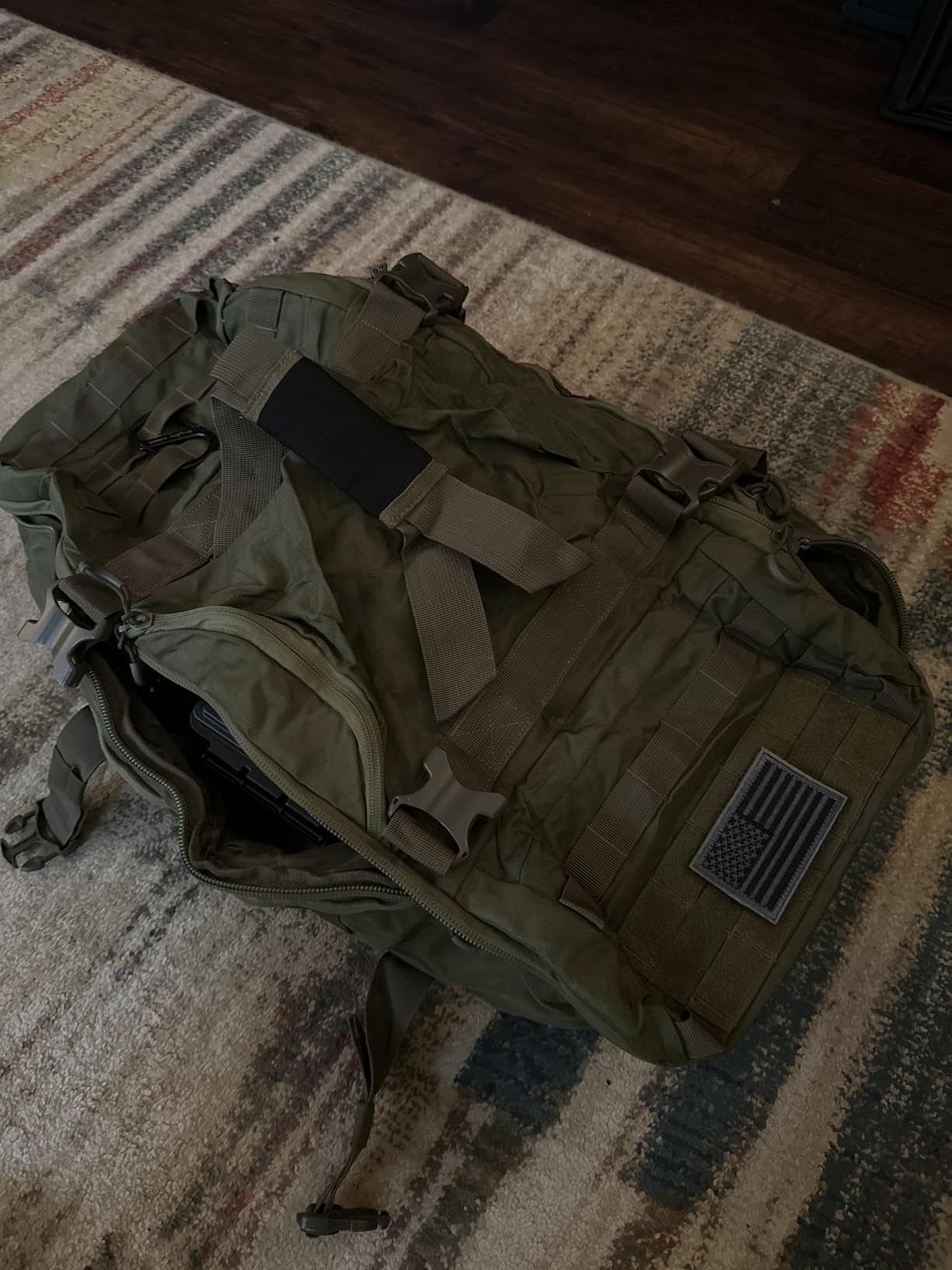Miramrax Travel Duffle Bag Backpack for Men - Large Tactical Bags Weekender Gym Bag for Overnight Traveling Military Workout Deployment Sports (Coyote, 80L) customer photo 2