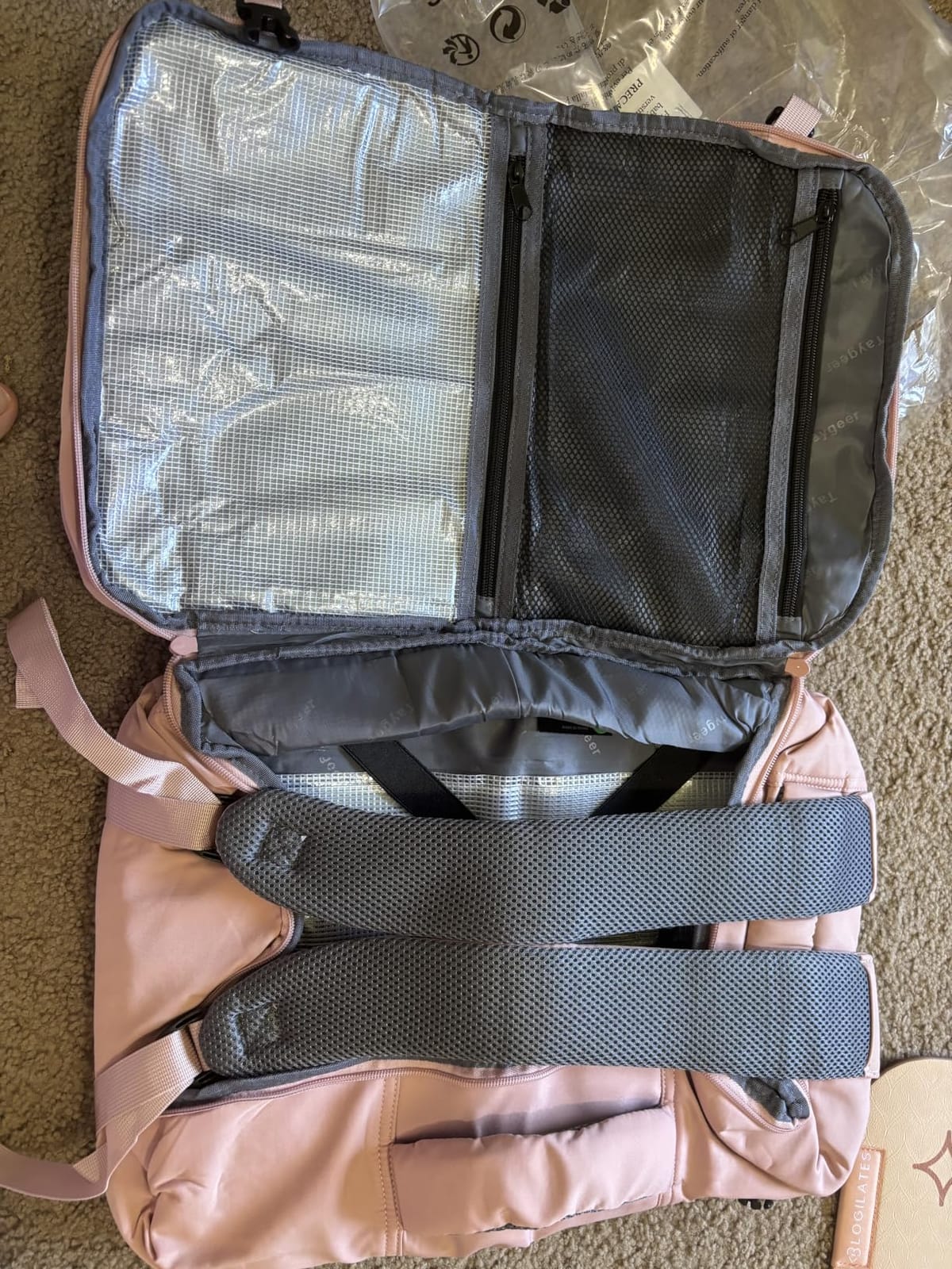 Taygeer Travel Laptop Backpack for Men, Airplane Approved Travel Backpack customer photo 2