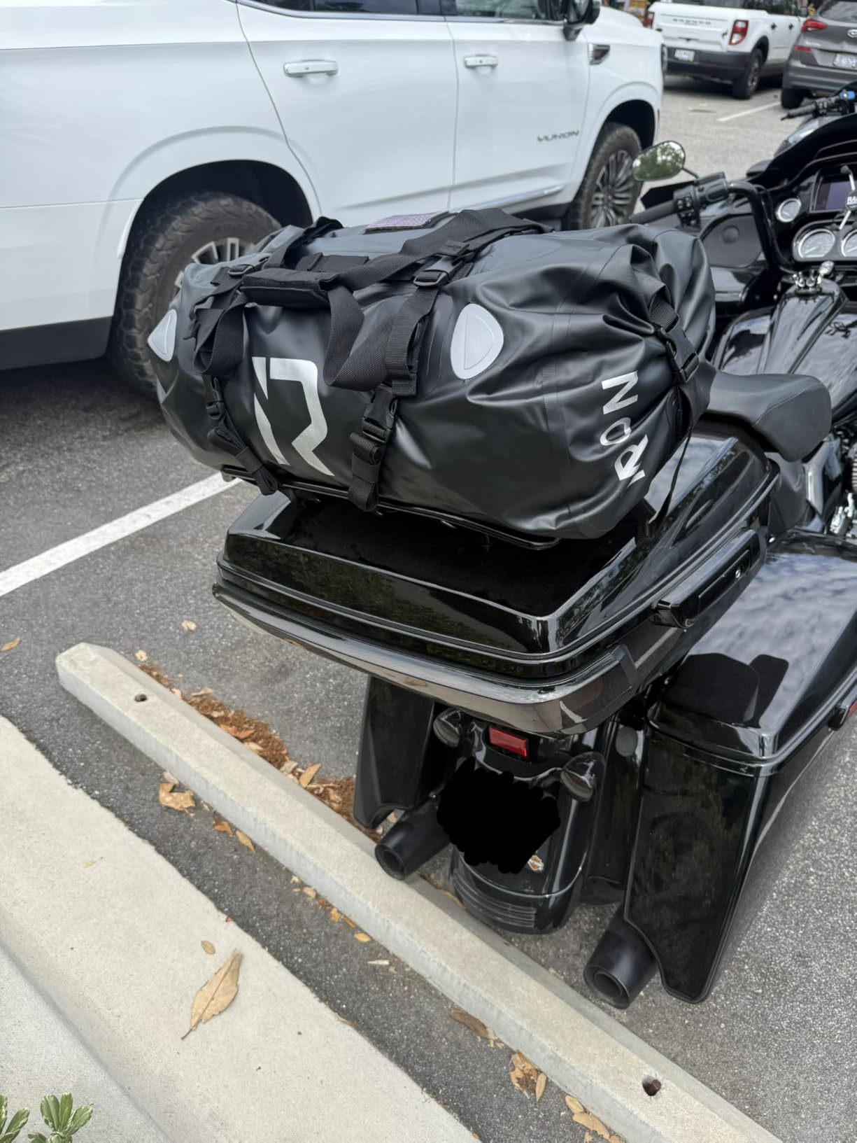 IRON JIA'S Motorcycle Dry Bag, Waterproof Duffel Bag with Roll-Top Closure customer photo 2