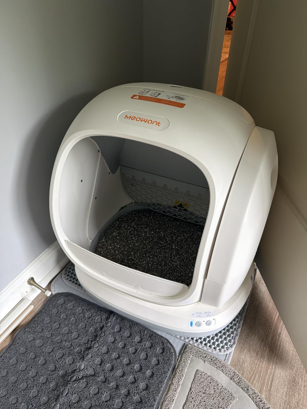 Meowant Self-Cleaning Cat Litter Box, 75L Extra Large Open-Top, APP Control customer photo 2