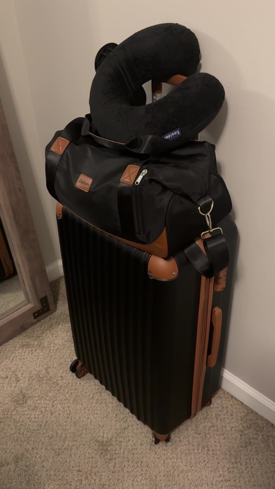 Cosbarn Luggage Sets, Lightweight Durable Hardshell, 5 piece Suitcase Sets customer photo 2