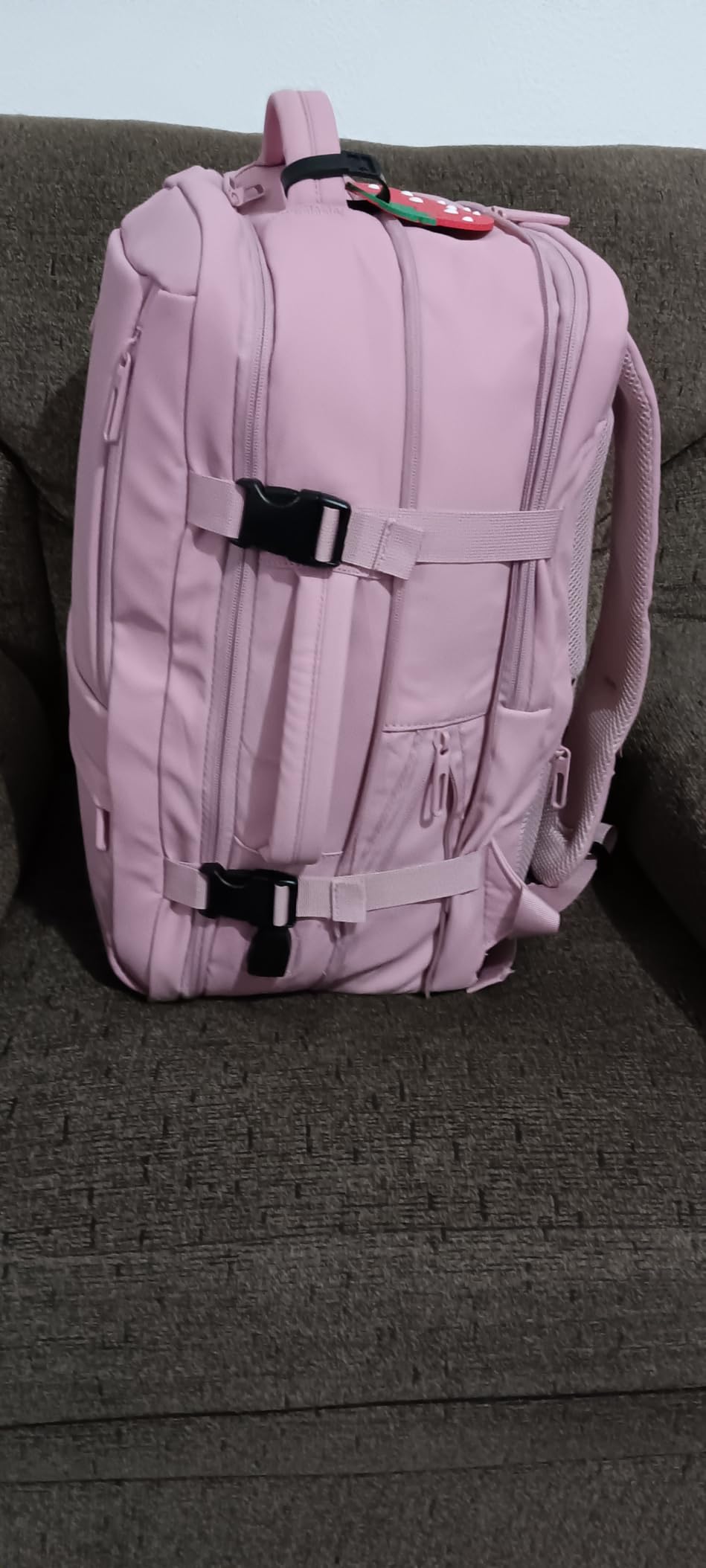 Rcrirth Carry On Travel Backpack Flight Approved for Men Women, Black customer photo 1