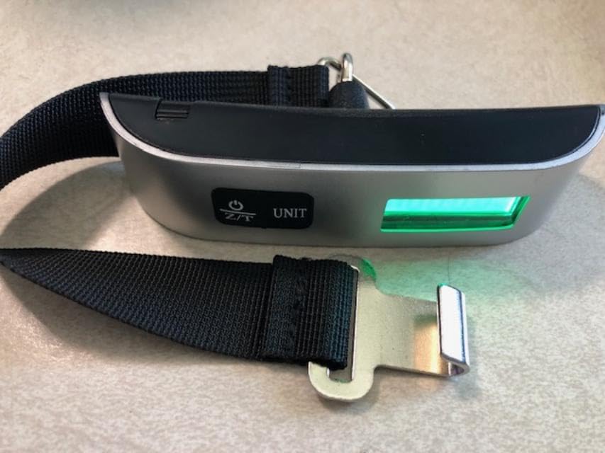 Luggage Scale, 110lb/50kg Portable Luggage Weight Scale, Silver customer photo 2