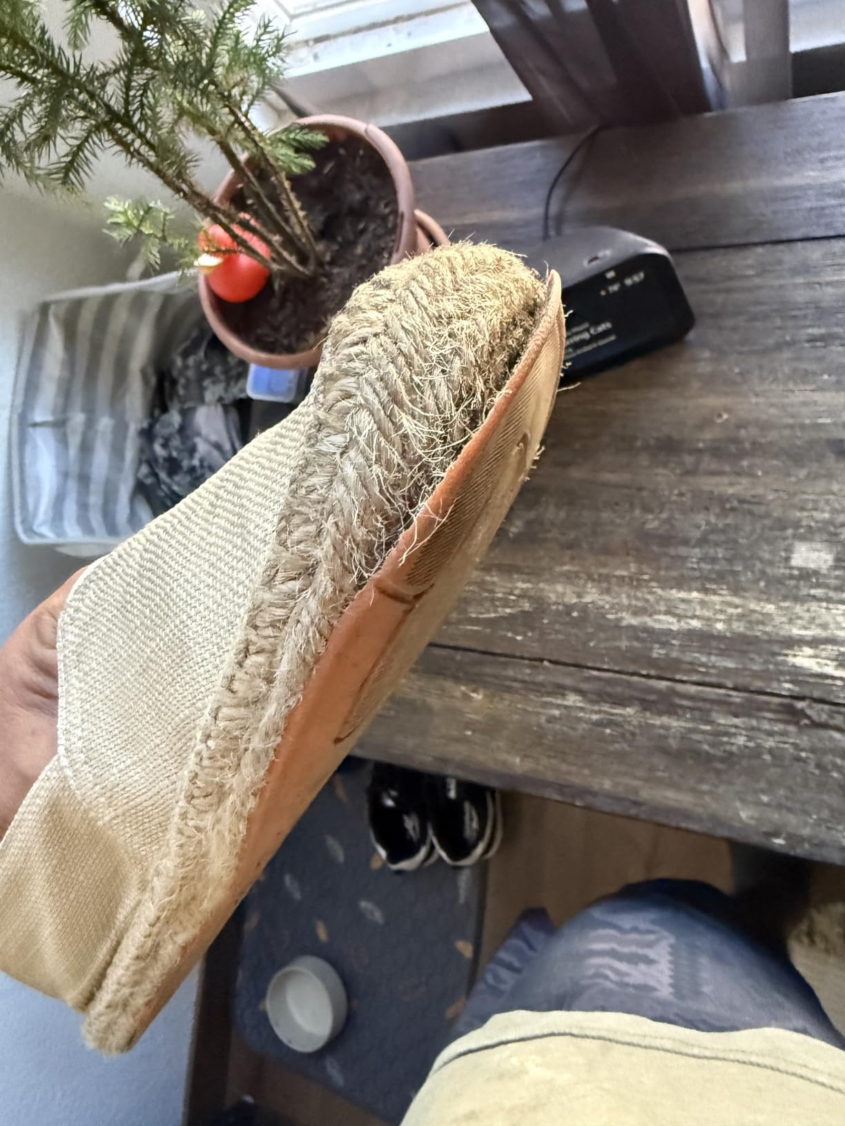 Altxic Men's Closed Toe Comfortable Canvas Slip on Flat Espadrilles customer photo 1