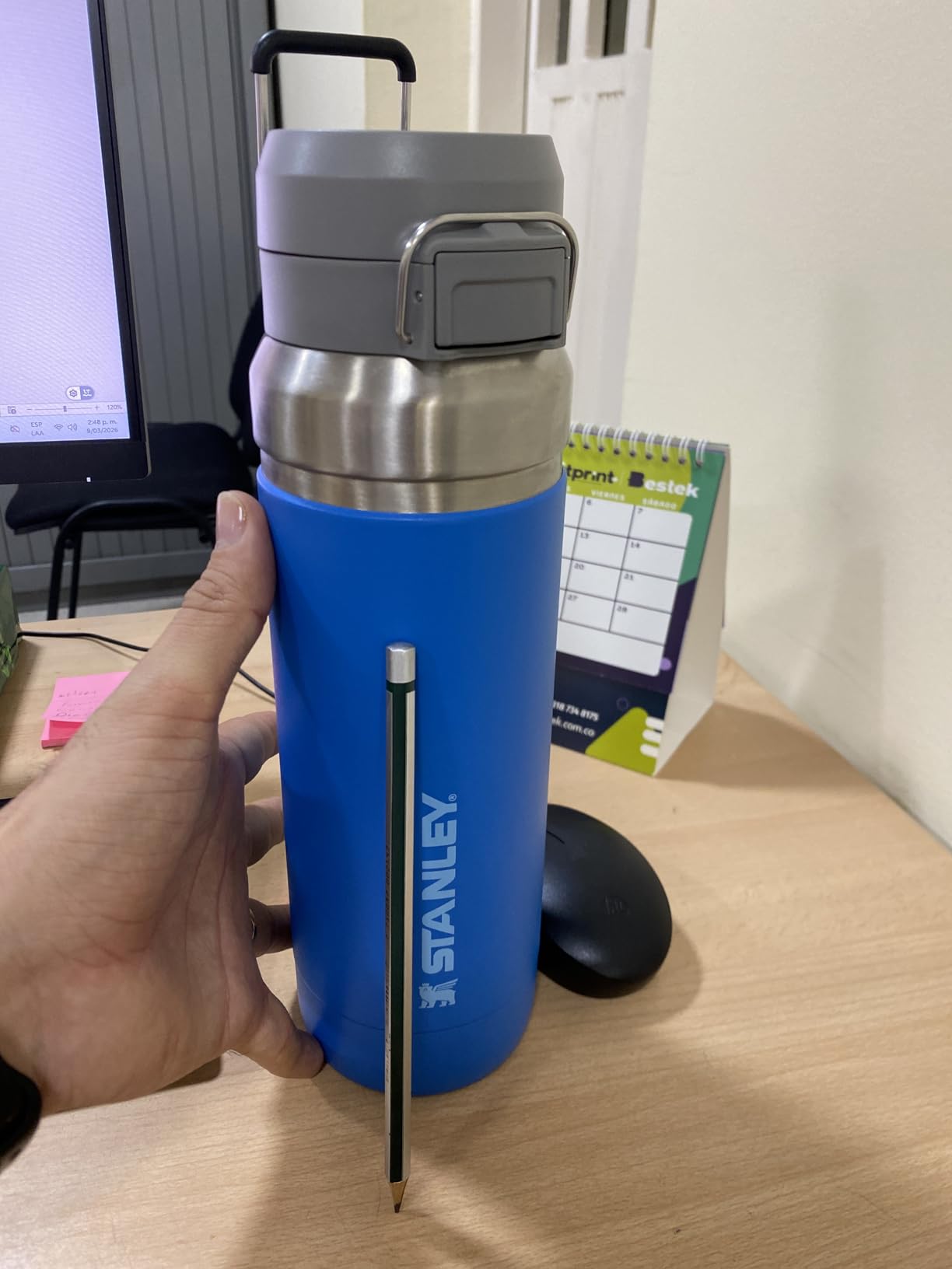 STANLEY Quick Flip GO Bottle, 24 oz, Frost customer photo 1