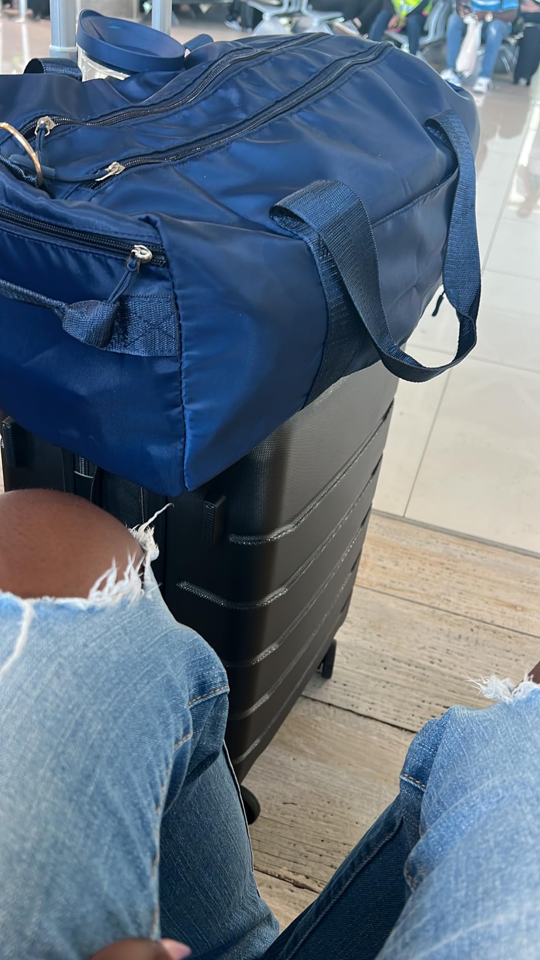 Sweetcrispy 20 Inch Carry On Luggage, Suitcase with Spinner Wheels customer photo 1