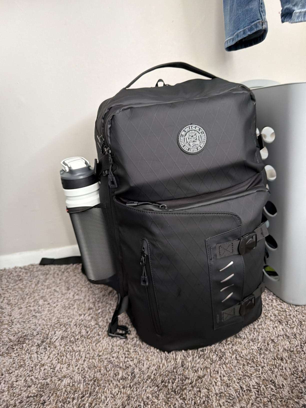 SWICKY Travel Backpack for Men Women, TSA Approved 40L Carry On Backpack Fits 17.3 Inch Laptop with Quick-Access Phone Pocket, Water Resistant Large Weekender Bag for Travel Business Commute customer photo 1