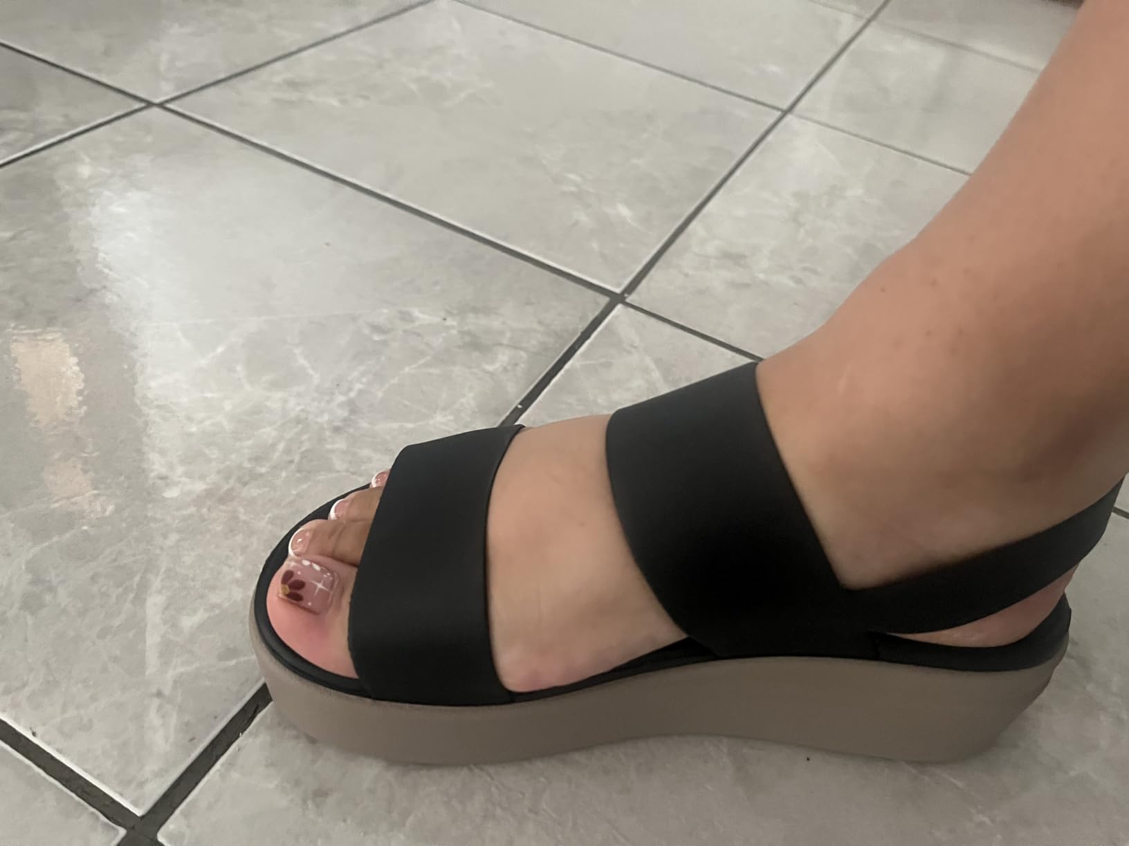 Crocs Women's Brooklyn Low Wedge Sandals customer photo 2