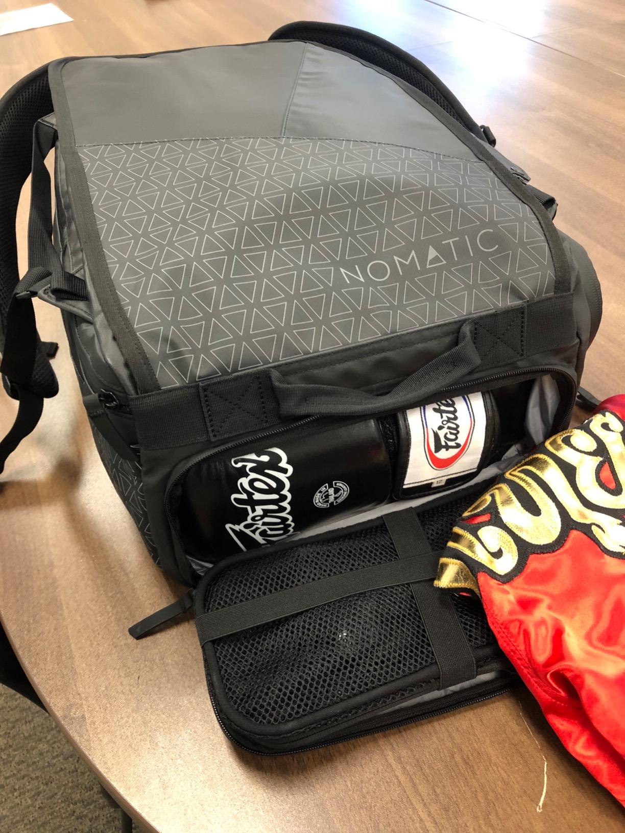 NOMATIC 40L Travel Bag- Convertible Duffel/Backpack, Carry-on Size, Everyday Use Laptop Bag, TSA Compliant customer photo 2