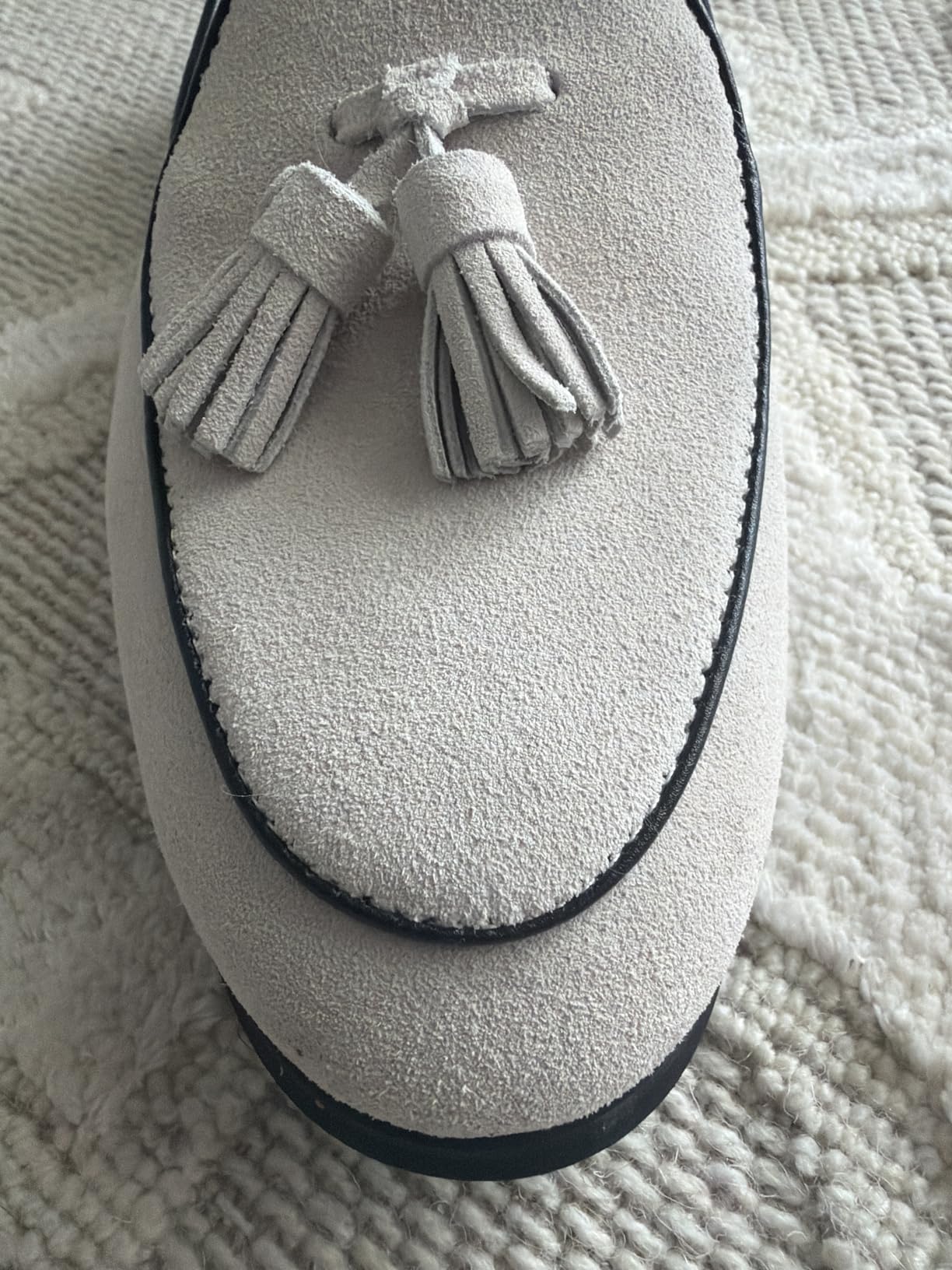 Journey West Suede Tassel Loafer for Women Slip-on Belgian Penny Loafers Shoes for Women in Many Colors customer photo 1