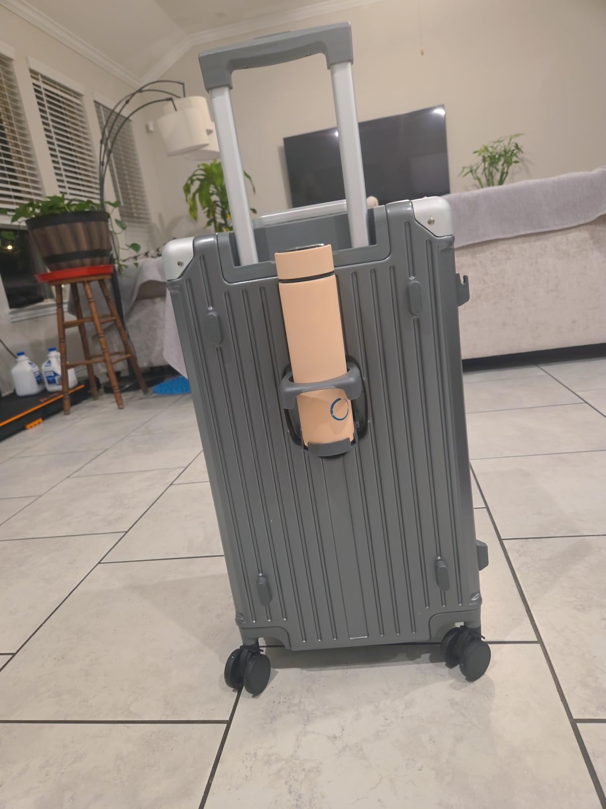 ALPHA CAMP Trunk Luggage 30 Inch with Aluminum Frame Zipperless Suitcase customer photo 1