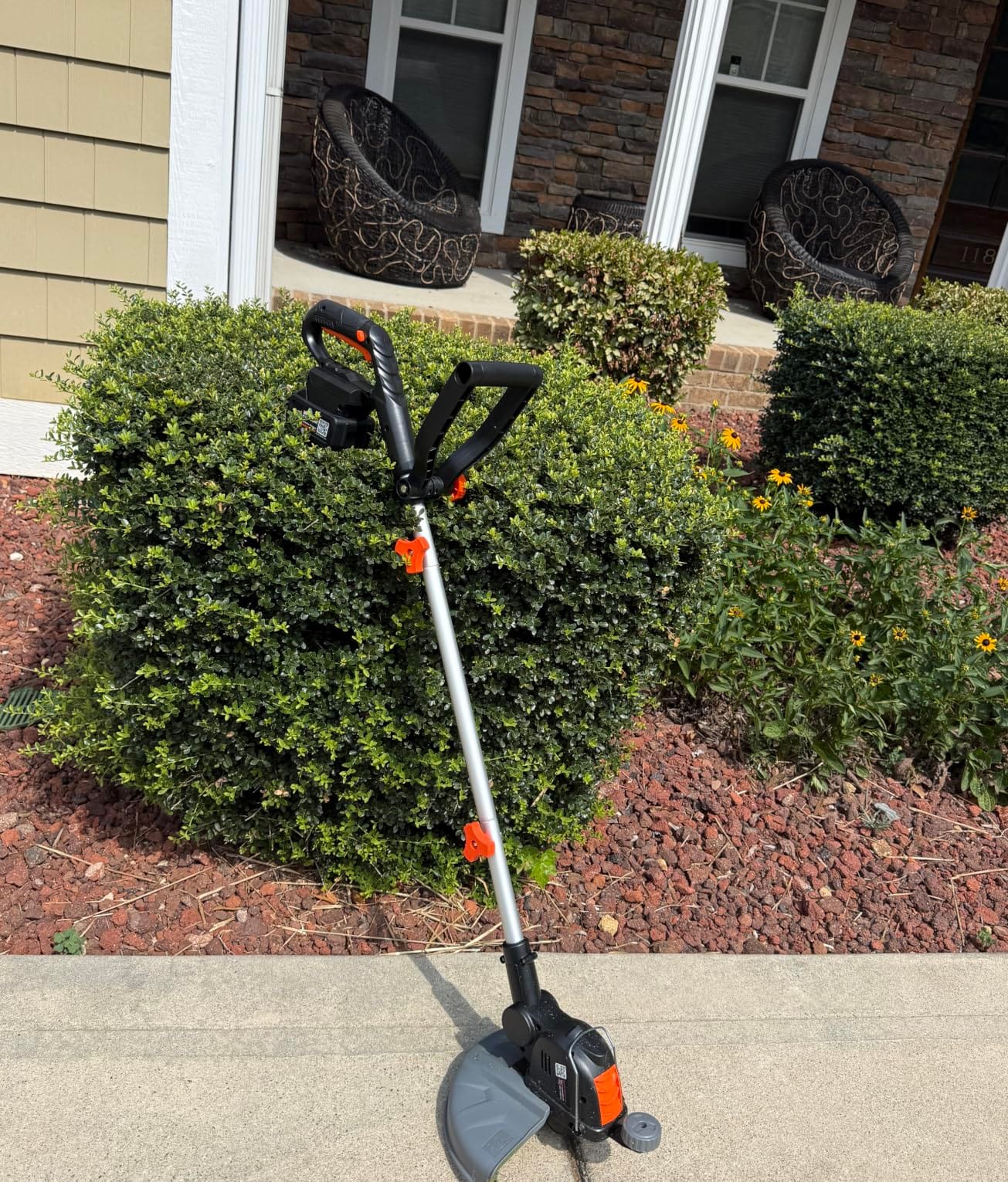 Electric Weed Wacker Eater Cordless Battery Powered String Trimmer Whacker customer photo 1