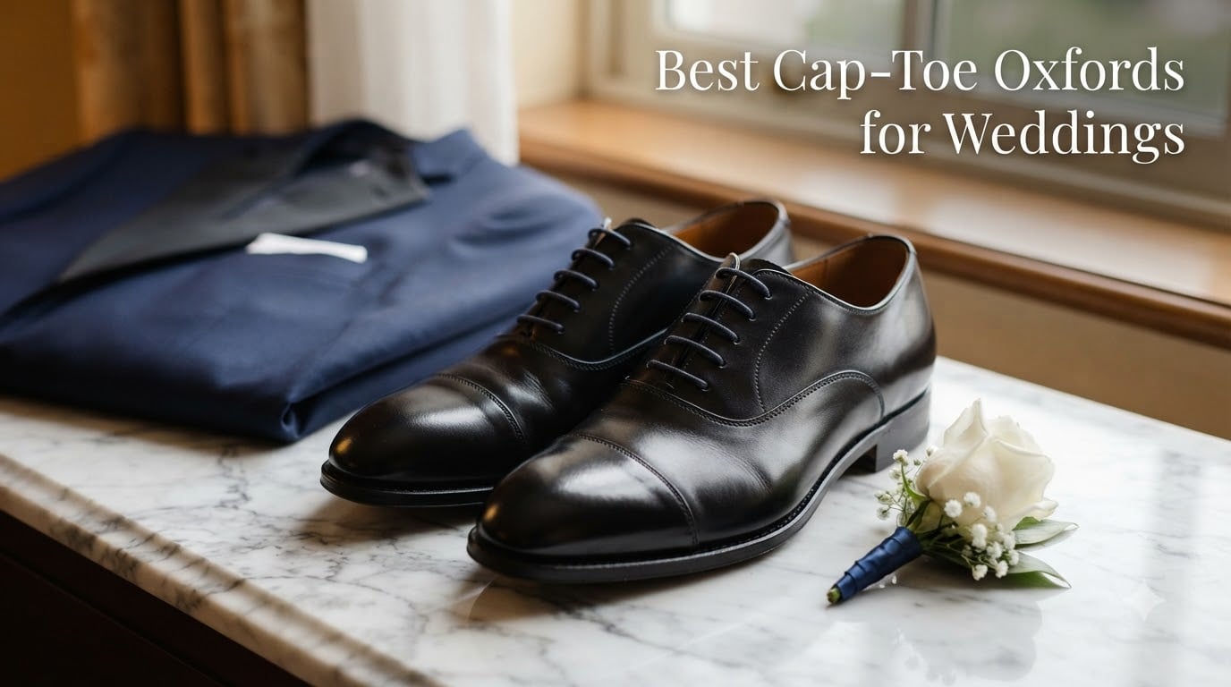 Best Cap-Toe Oxfords for Weddings
