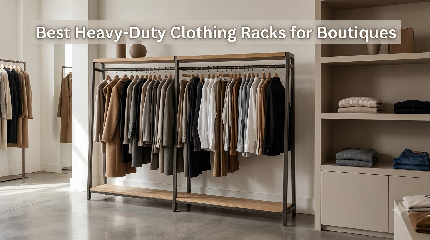 Best Heavy-Duty Clothing Racks for Boutiques