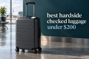 best hardside checked luggage under $200