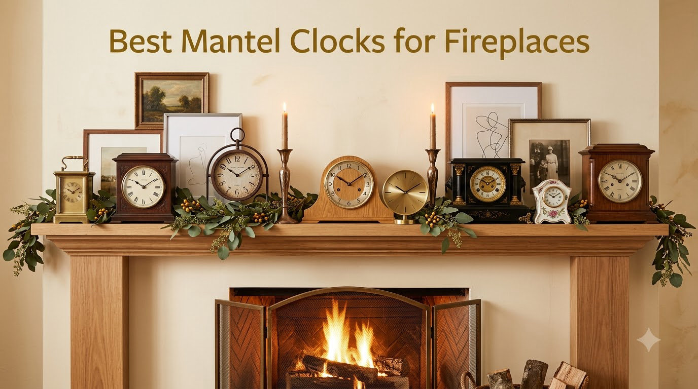 Best Mantel Clocks for Fireplaces
