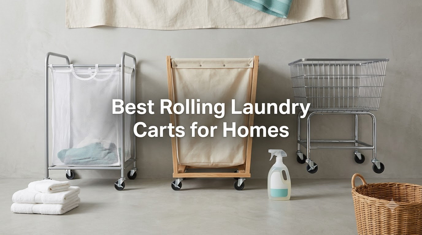 Best Rolling Laundry Carts for Homes