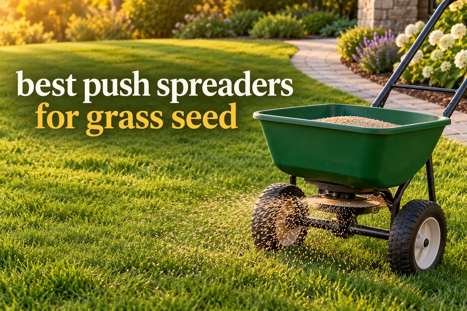 best push spreaders for grass seed