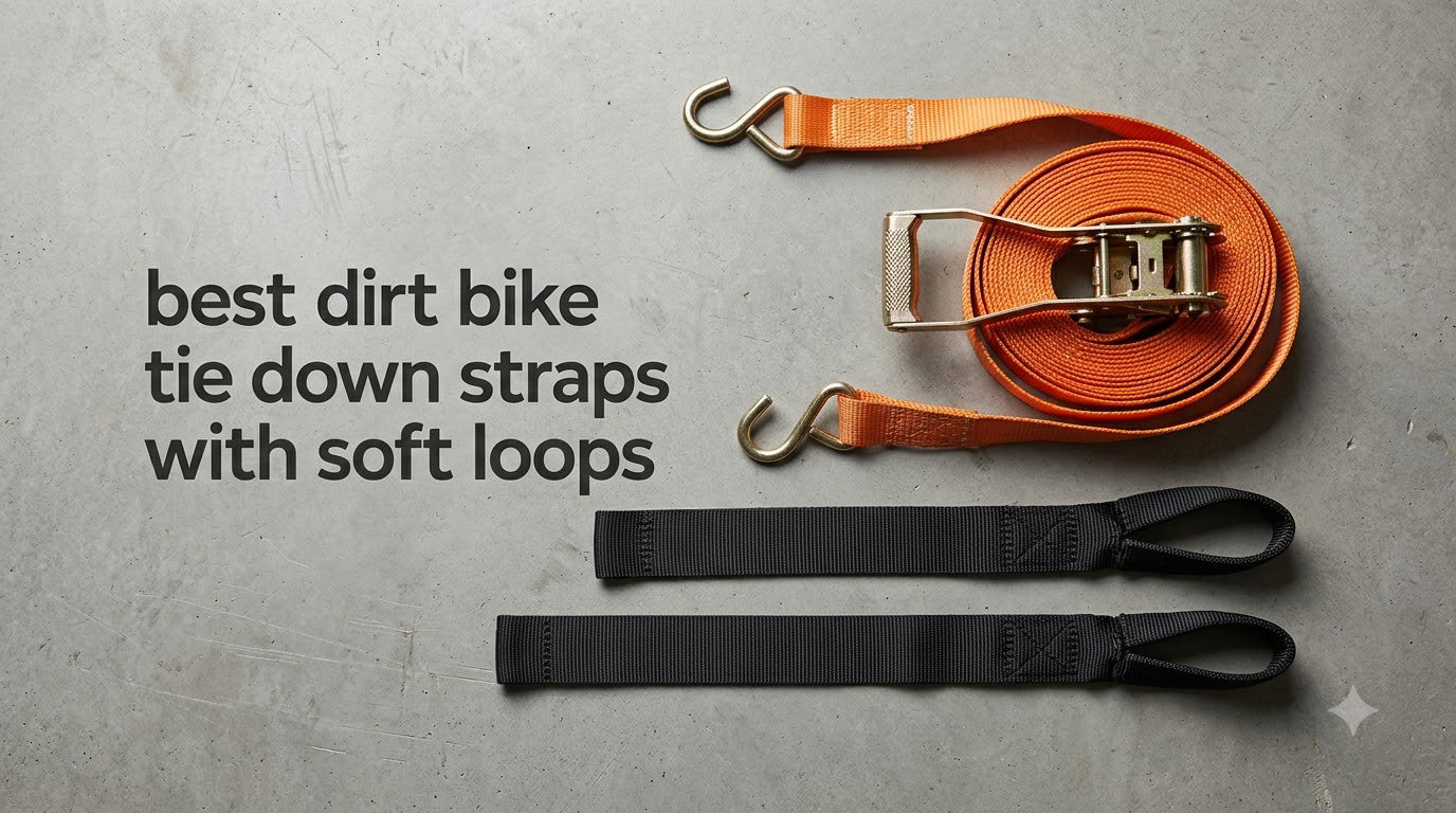 best dirt bike tie down straps with soft loops