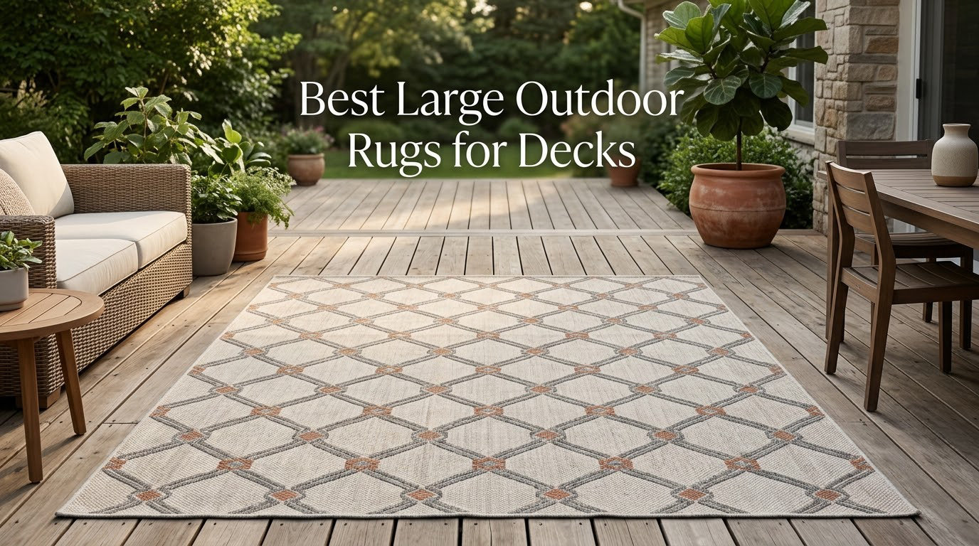 Best Large Outdoor Rugs for Decks