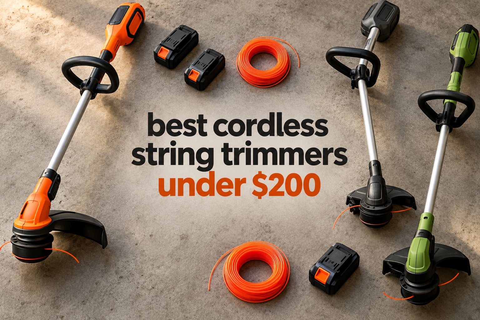 best cordless string trimmers under $200
